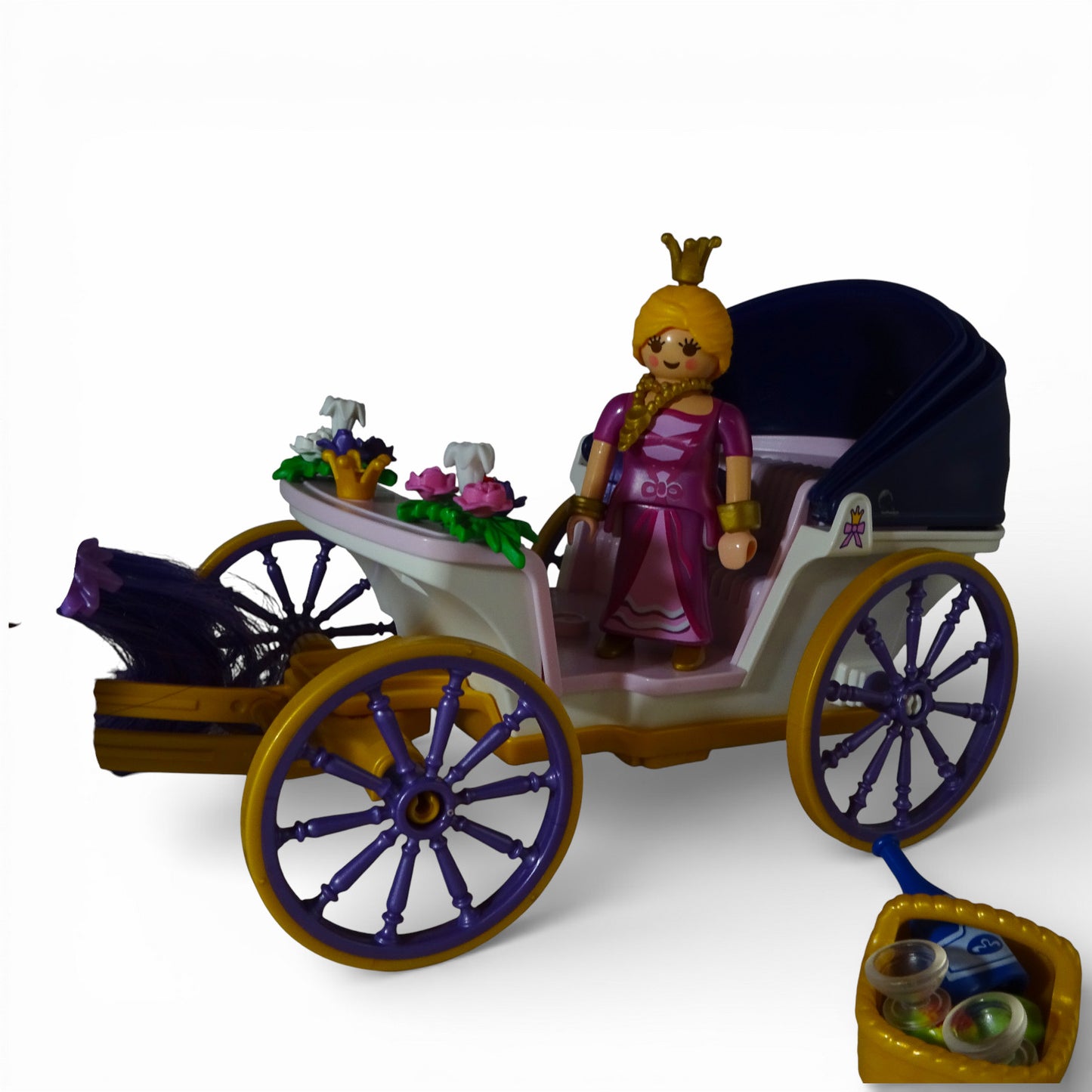 Playmobil 6856 / 9161 « Calèche avec cheval à coiffer et couple royal » d'occasion PLAYMOBIL - Dès 4 ans | Ref 12981