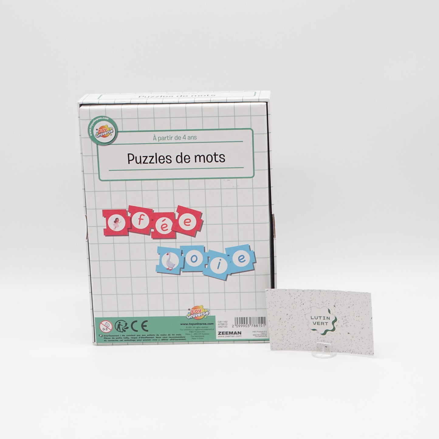 Puzzles de mots TOY UNIVERSE - Dès 4 ans | Ref 14720