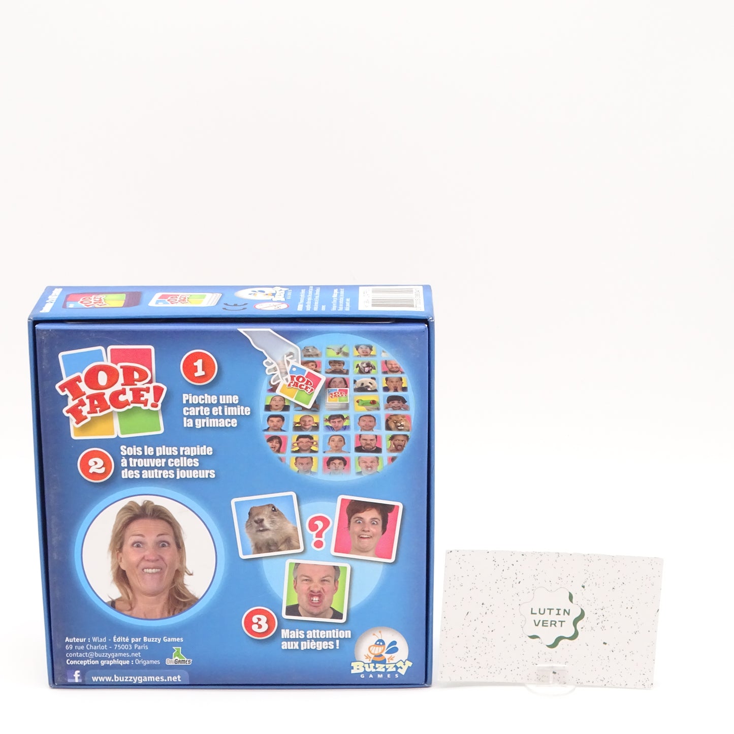 Top face BUZZY GAMES - Dès 6 ans | Ref 14758