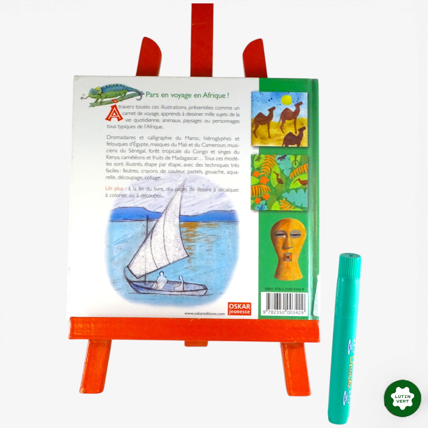 Dessine et Peins l’Afrique d'occasion OSKAR JEUNESSE - Dès 5 ans | Ref 10652