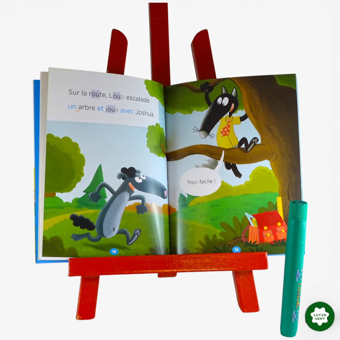 La rentrée des classes avec Loup d'occasion AUZOU - Dès 5 ans | Ref 10650