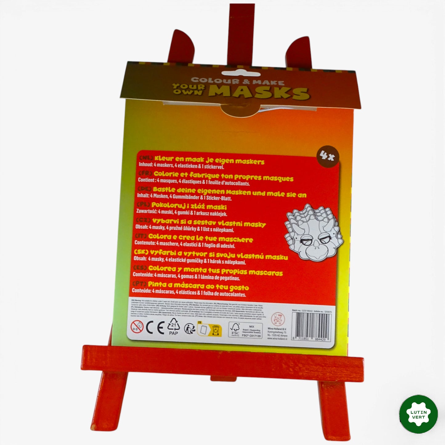 Colour & Make your own Masks d'occasion WINS-HOLLAND - Dès 3 ans | Ref 10672