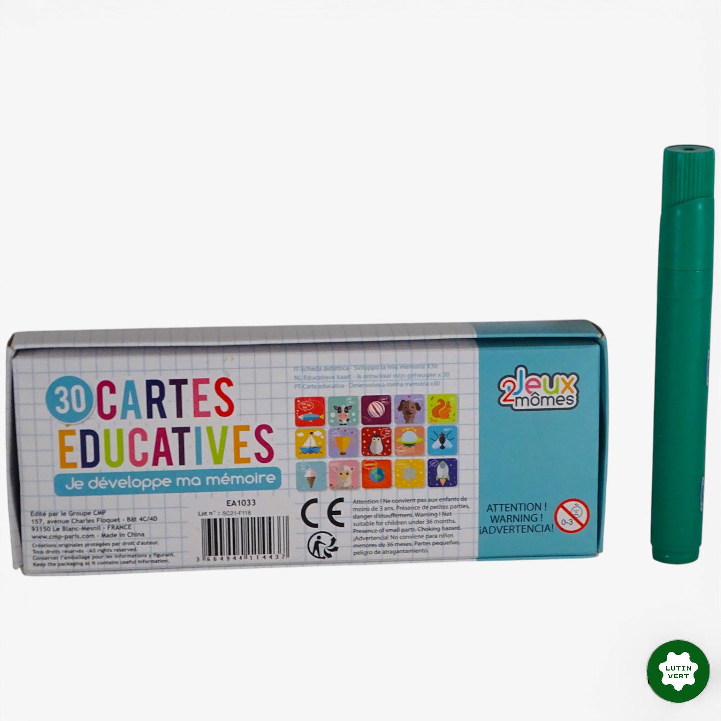 30 cartes éducatives d'occasion JEUX2MÔMES - Dès 3 ans | Ref 10734