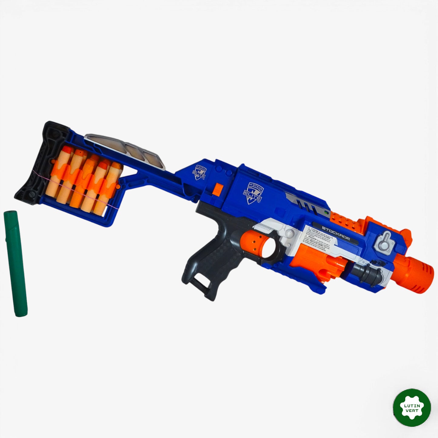 Fusil Nerf N-Strike Elite « Stockade » d'occasion HASBRO - Dès 6 ans | Ref 10743