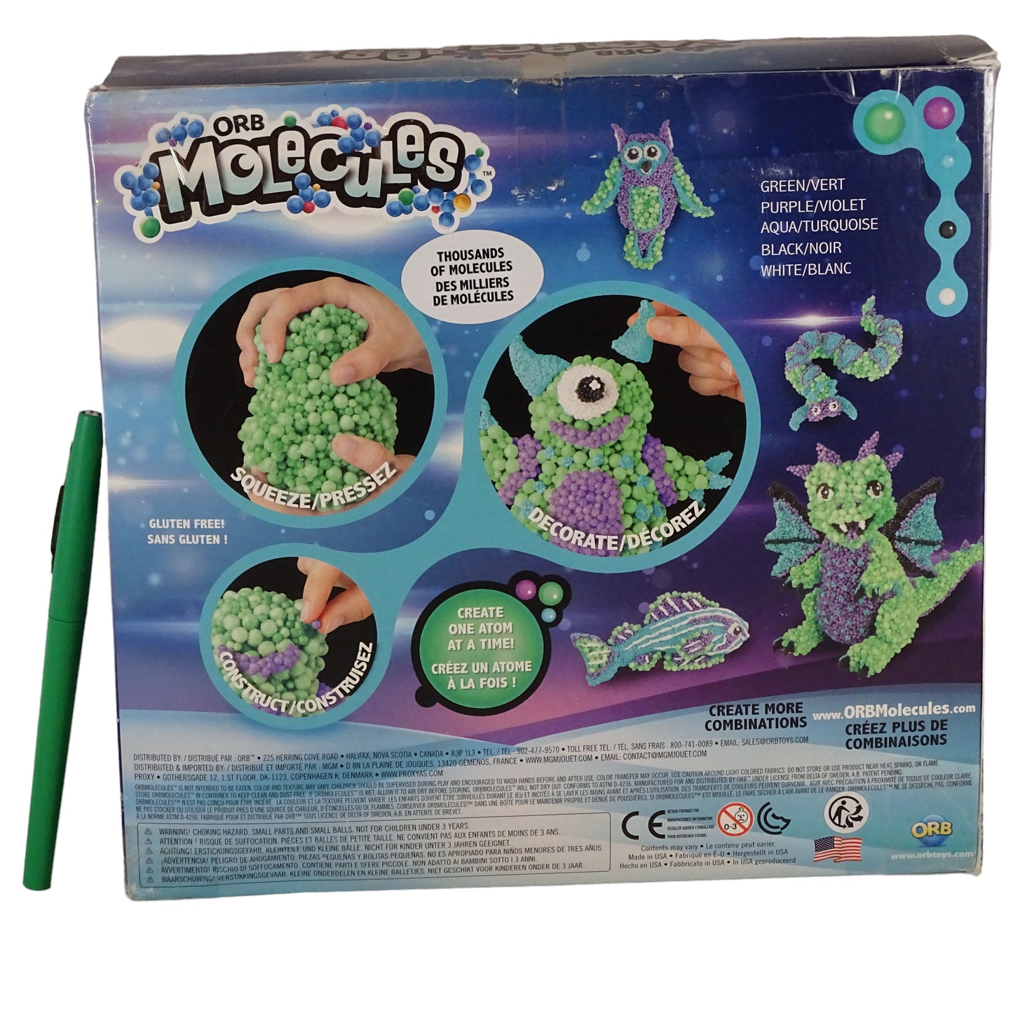 Orb Molecules Dragasaur. d'occasion - Dès 5 ans | Lutin Vert