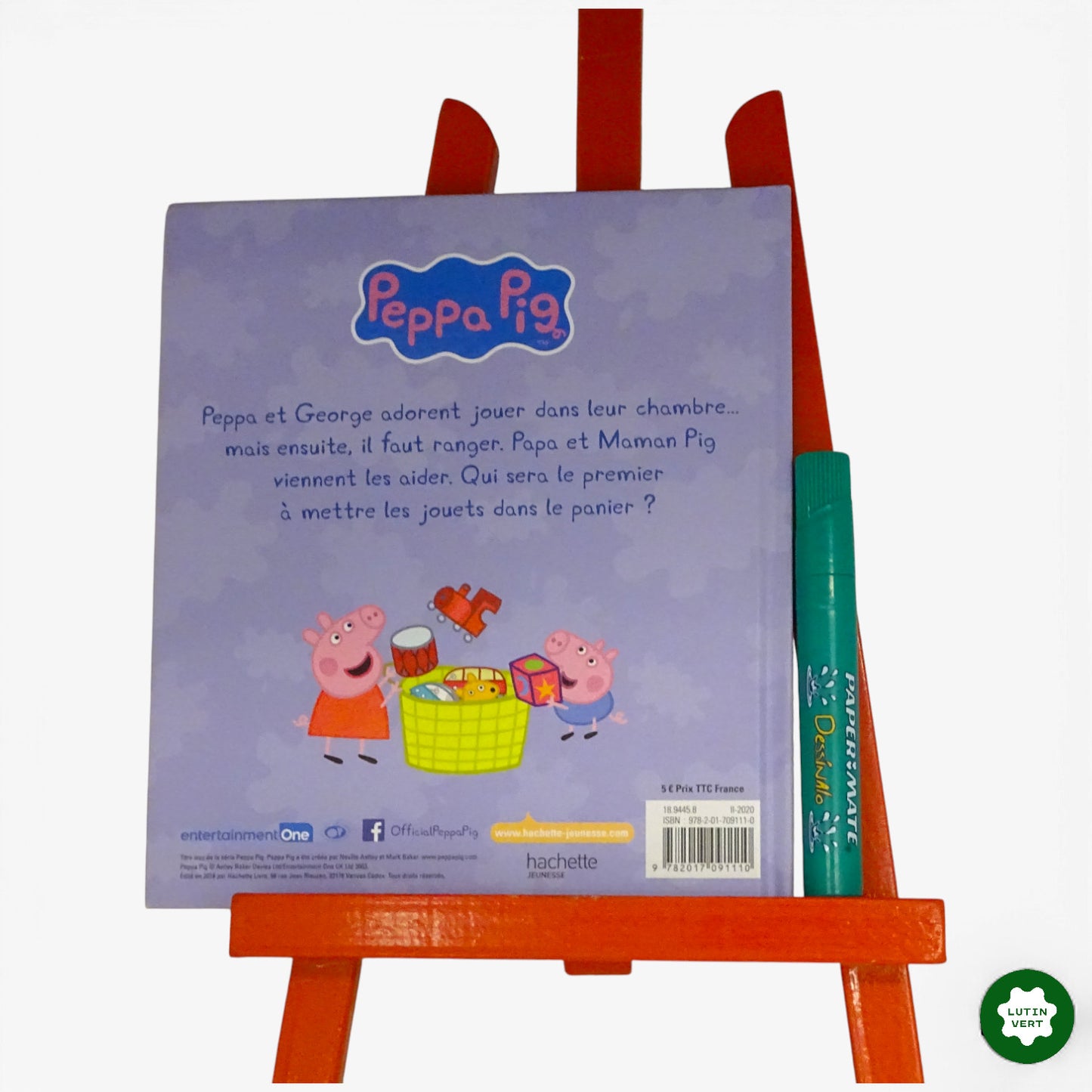 « Peppa range sa chambre » d'occasion HACHETTE JEUNESSE - Dès 3 ans | Ref 10836