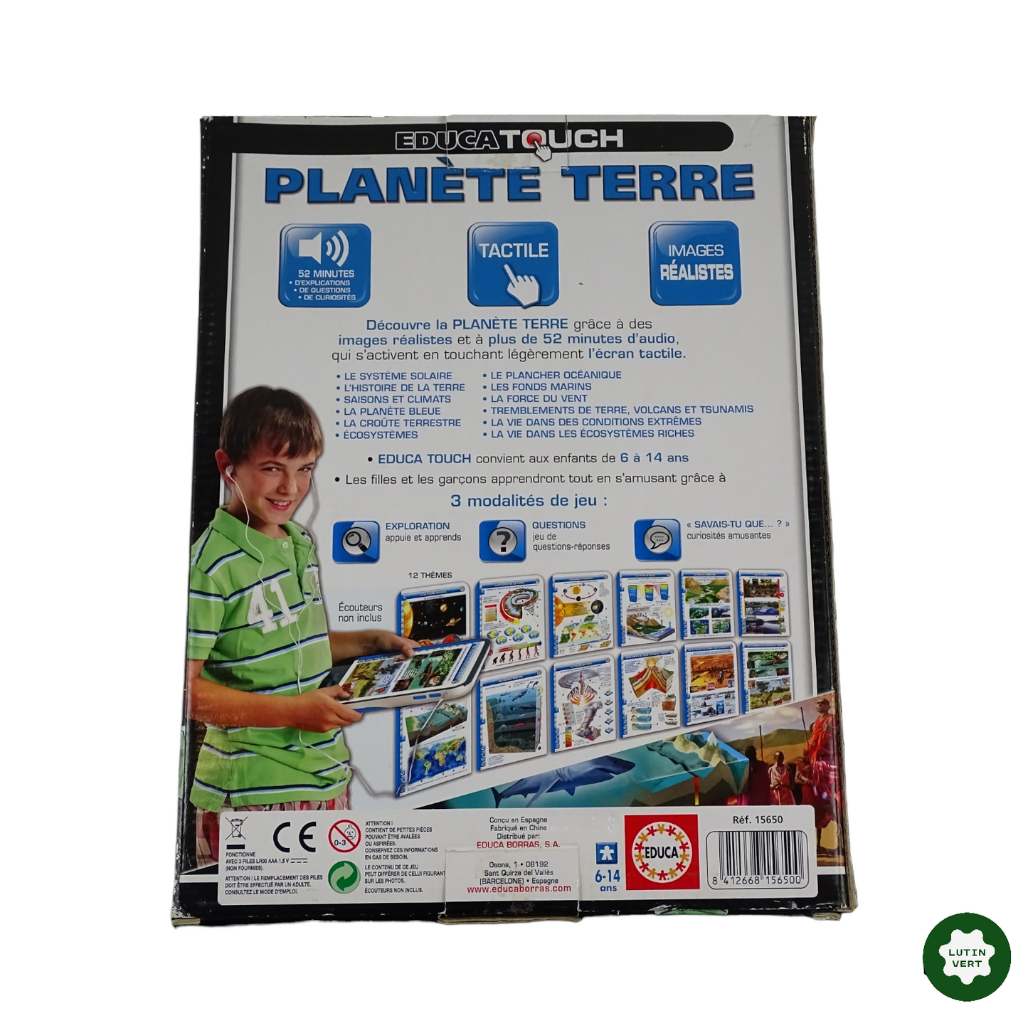 Educatouch : planète terre d'occasion EDUCA - Dès 6 ans | Lutin Vert