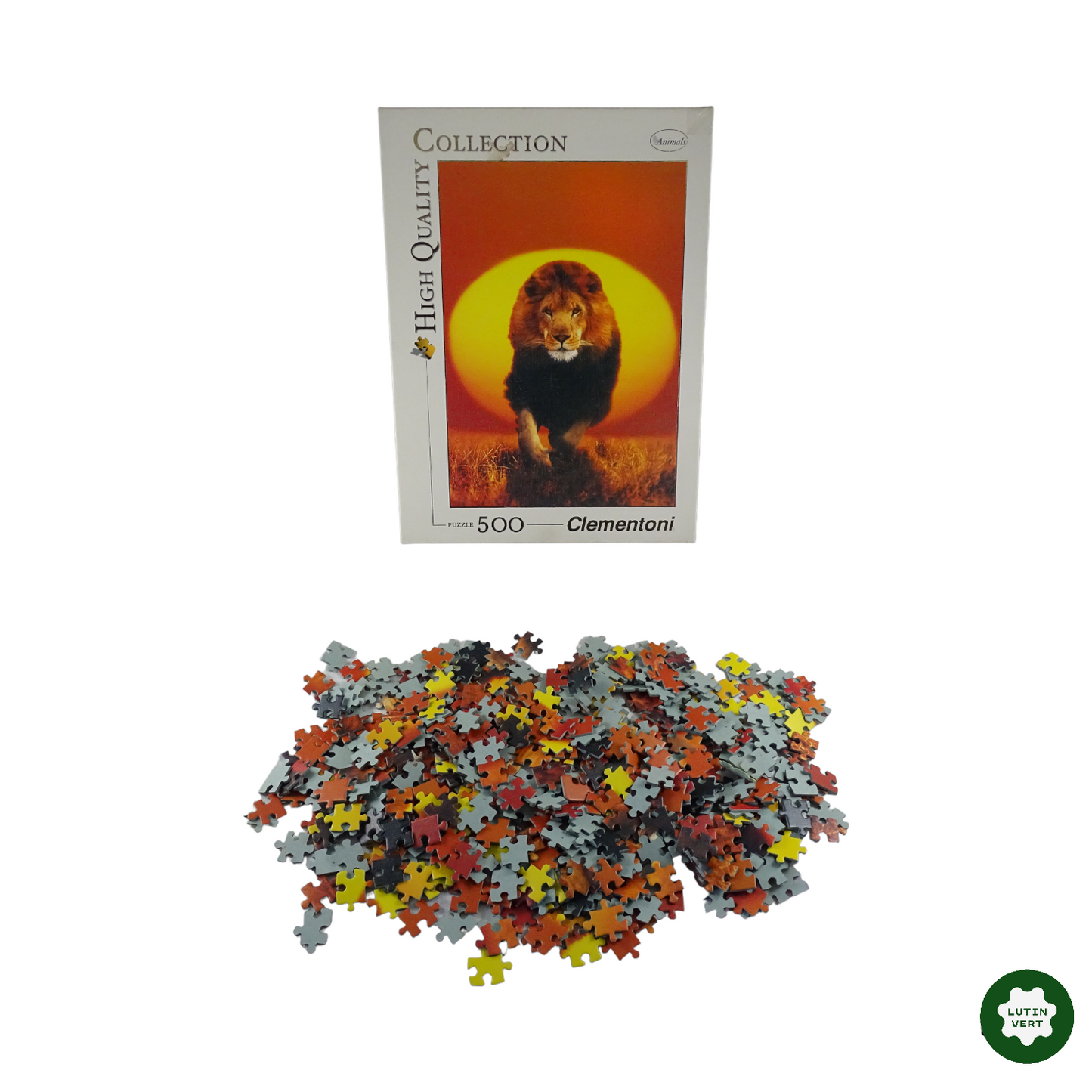 Puzzle le lion d'occasion CLEMENTONI - Dès 10 ans | Lutin Vert