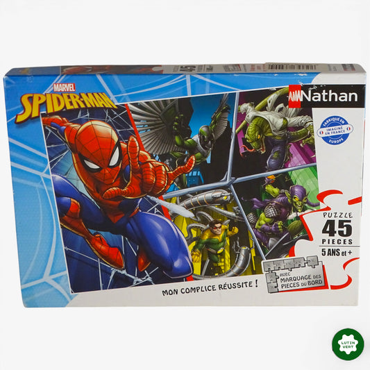 Puzzle Spiderman contre les méchants 45 pcs d'occasion NATHAN - Dès 4 ans | Ref 10962