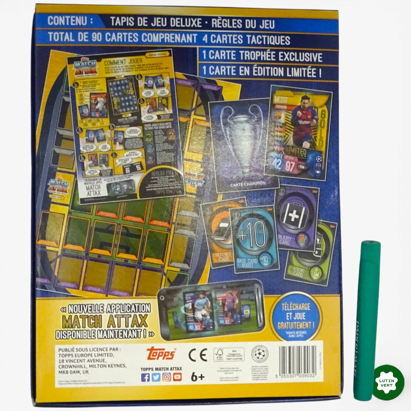 Match Attax Deluxe Battle 2019/2020 d'occasion TOPPS - Dès 6 ans | Ref 10966