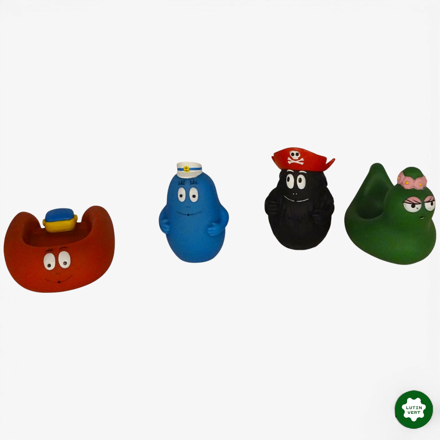 4 Barbapapa de bain d'occasion PLASTOY - Dès 2 ans | Ref 10968