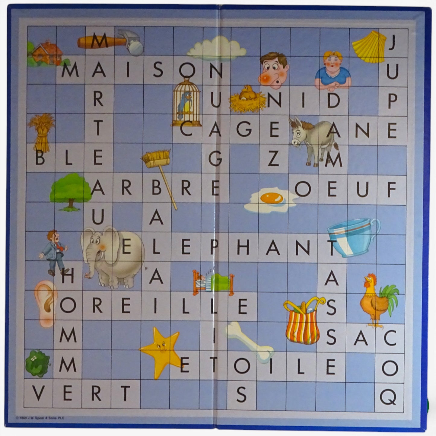 Scrabble Junior (1995) d'occasion JEUX SPEAR - Dès 5 ans | Ref 10783-11227-10837