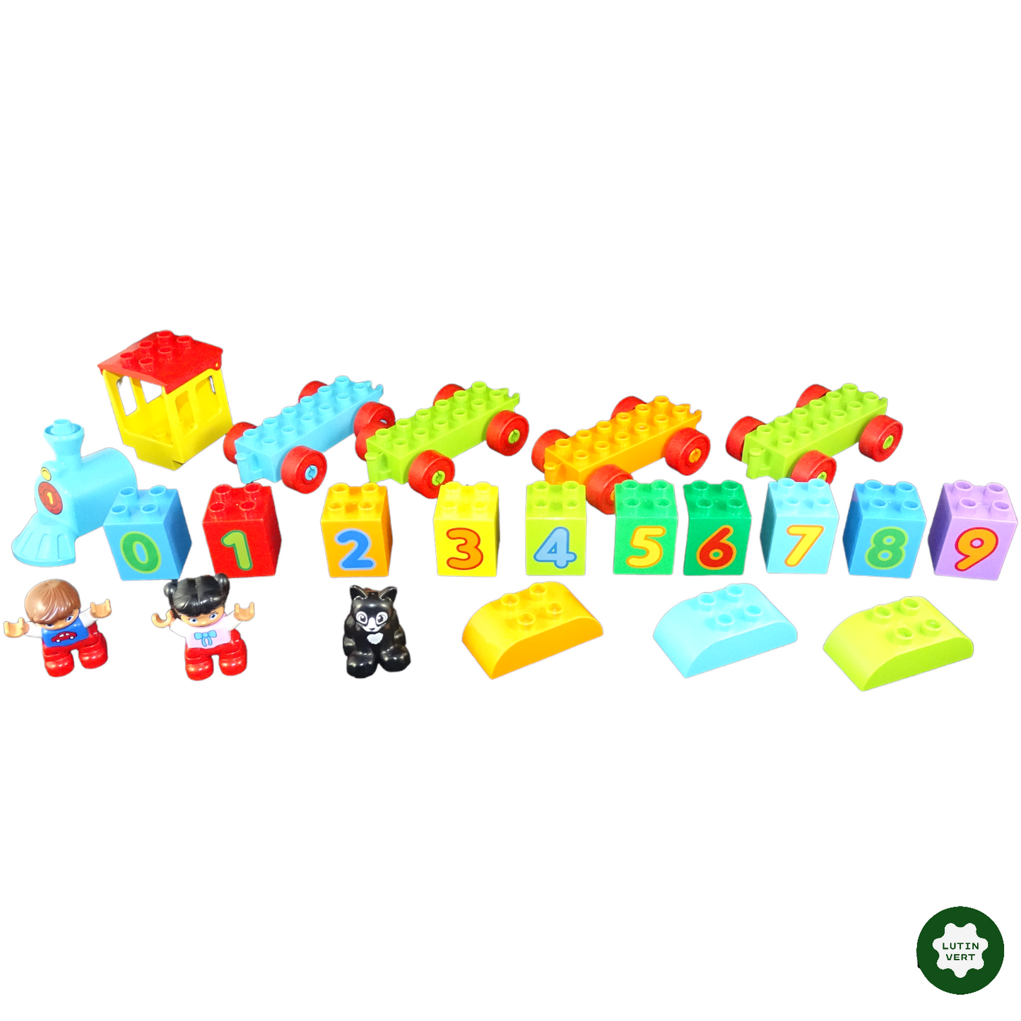 Le train des chiffres d'occasion LEGO DUPLO - Dès 2 ans | Lutin Vert