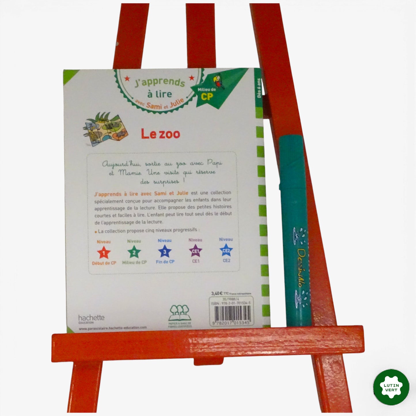 « J’apprends à lire avec Sami et Julie – Le zoo » d'occasion HACHETTE EDUCATION - Dès 6 ans | Ref 11003