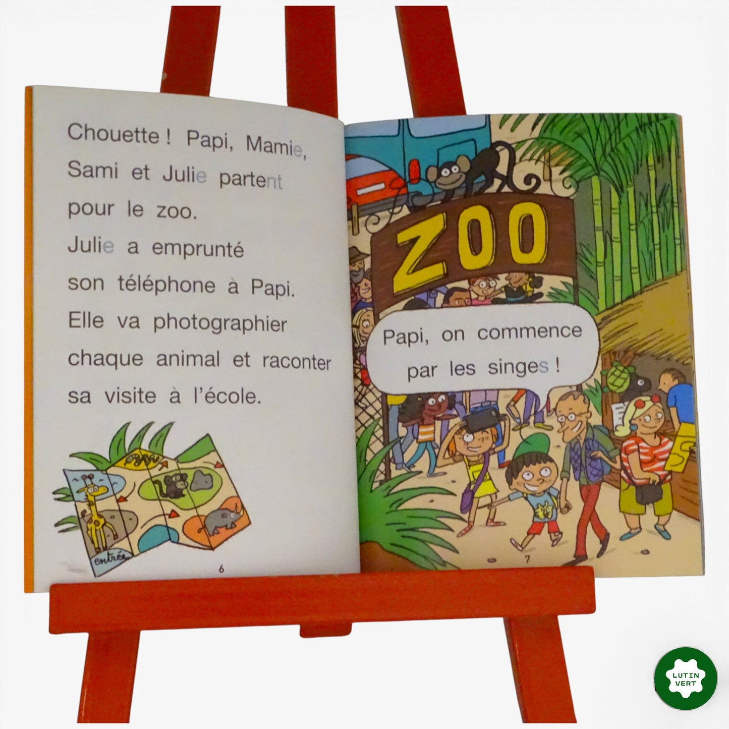 « J’apprends à lire avec Sami et Julie – Le zoo » d'occasion HACHETTE EDUCATION - Dès 6 ans | Ref 11003