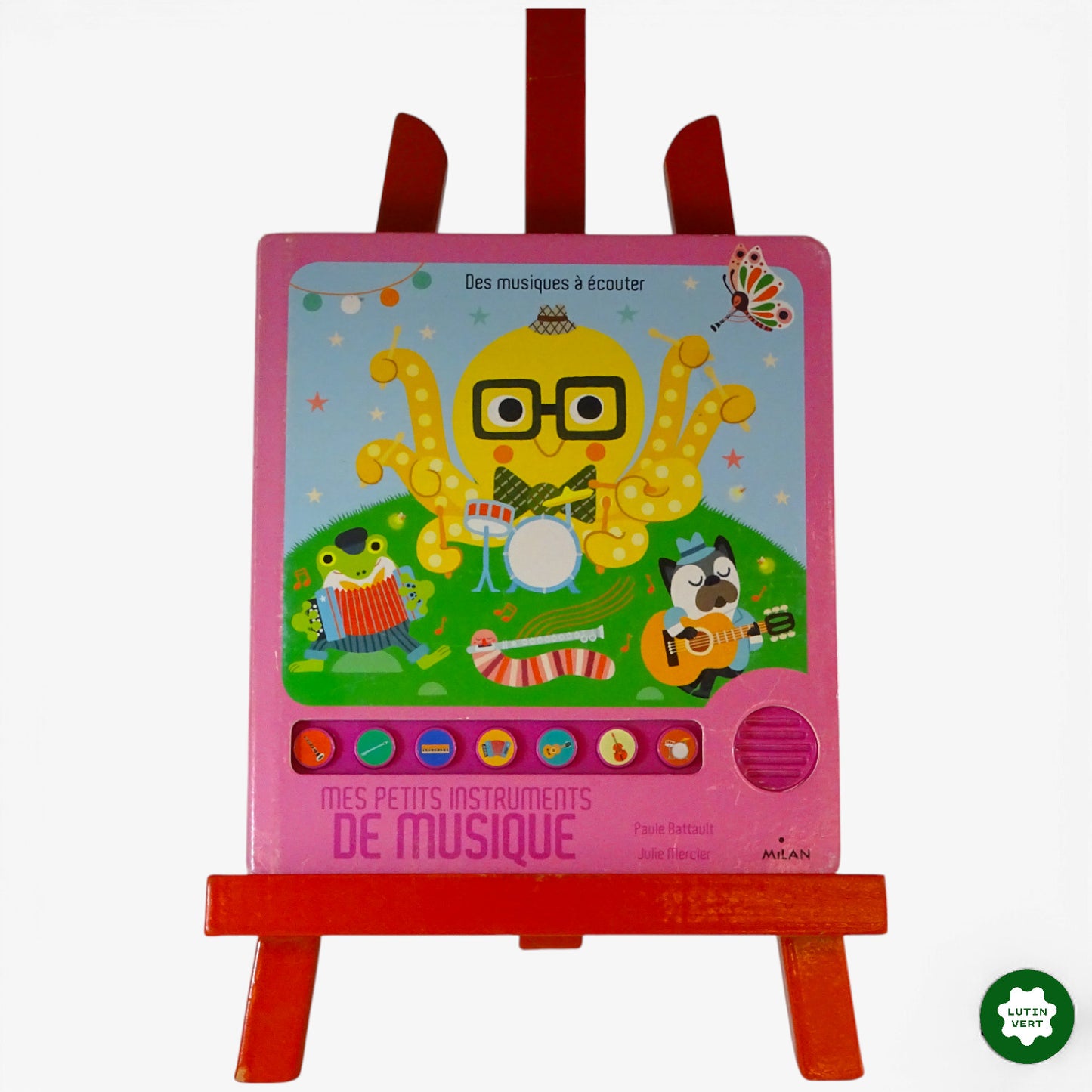 Livre+musique à écouter « mes petits instruments de musique » d'occasion MILAN - Dès 6 ans | Ref 11010