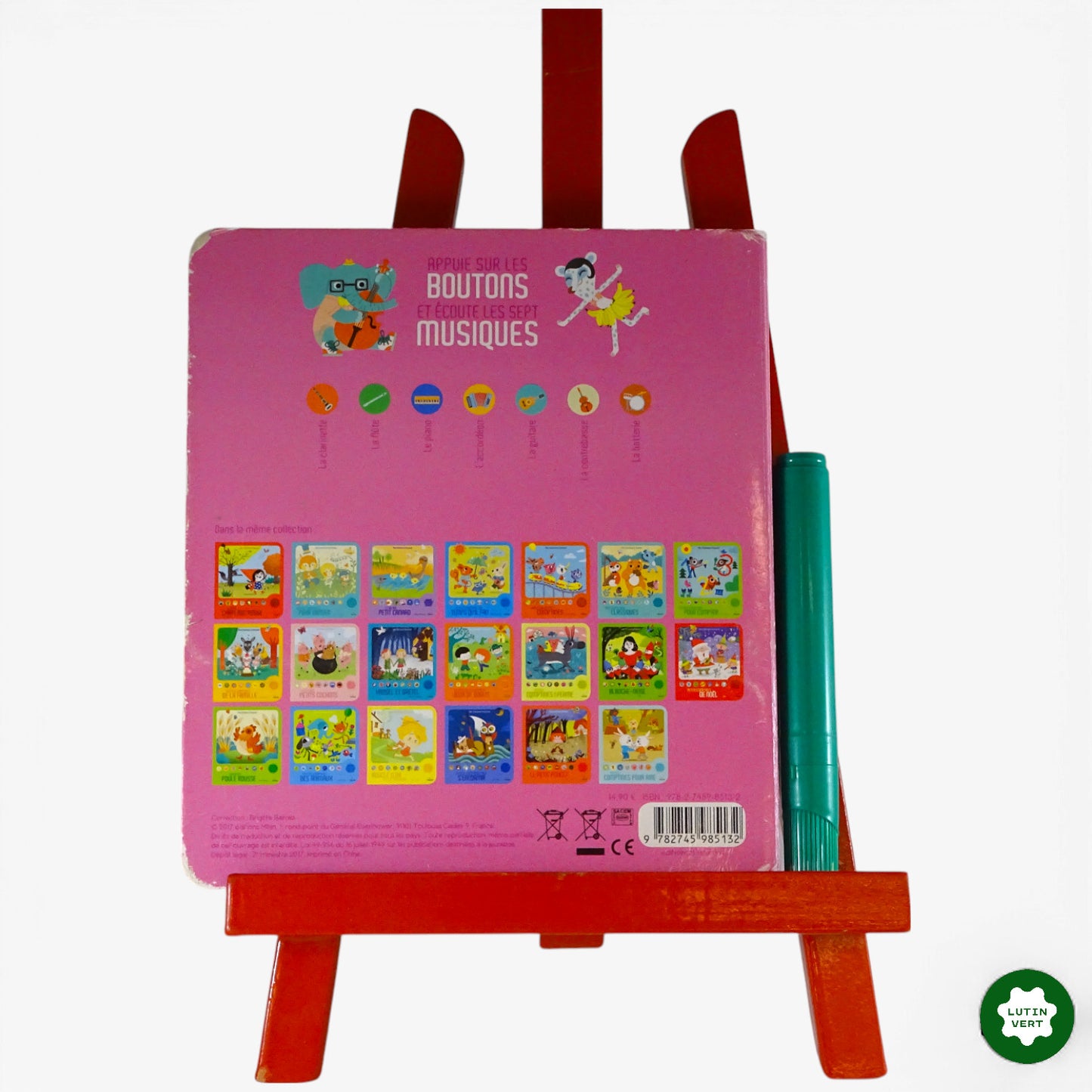 Livre+musique à écouter « mes petits instruments de musique » d'occasion MILAN - Dès 6 ans | Ref 11010