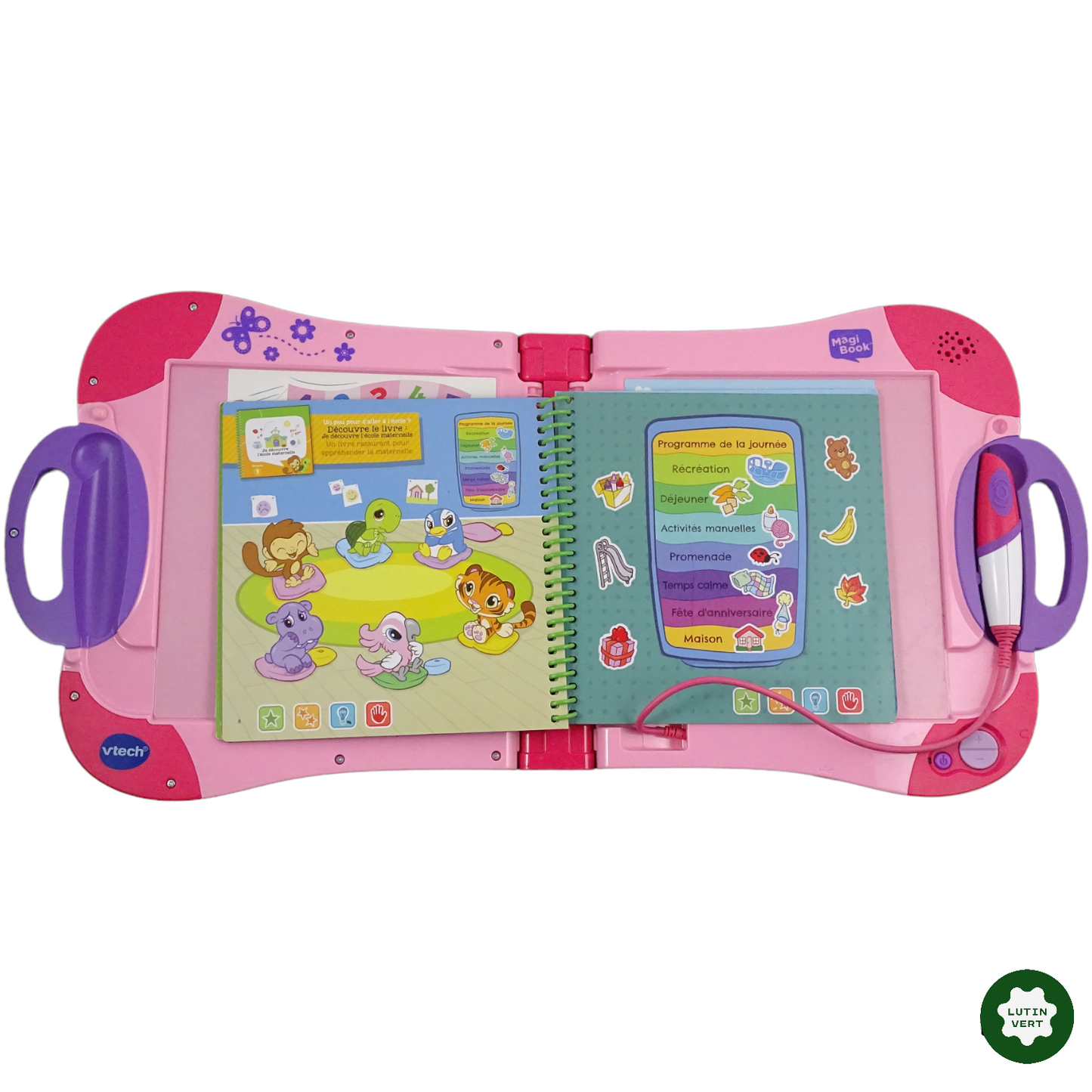 Lecteur de livre tactile et interactif d'occasion VTECH - Dès 2 ans | Lutin Vert