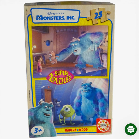 2 Puzzle Monster en bois  d'occasion EDUCA - Dès 3 ans | Ref 11074