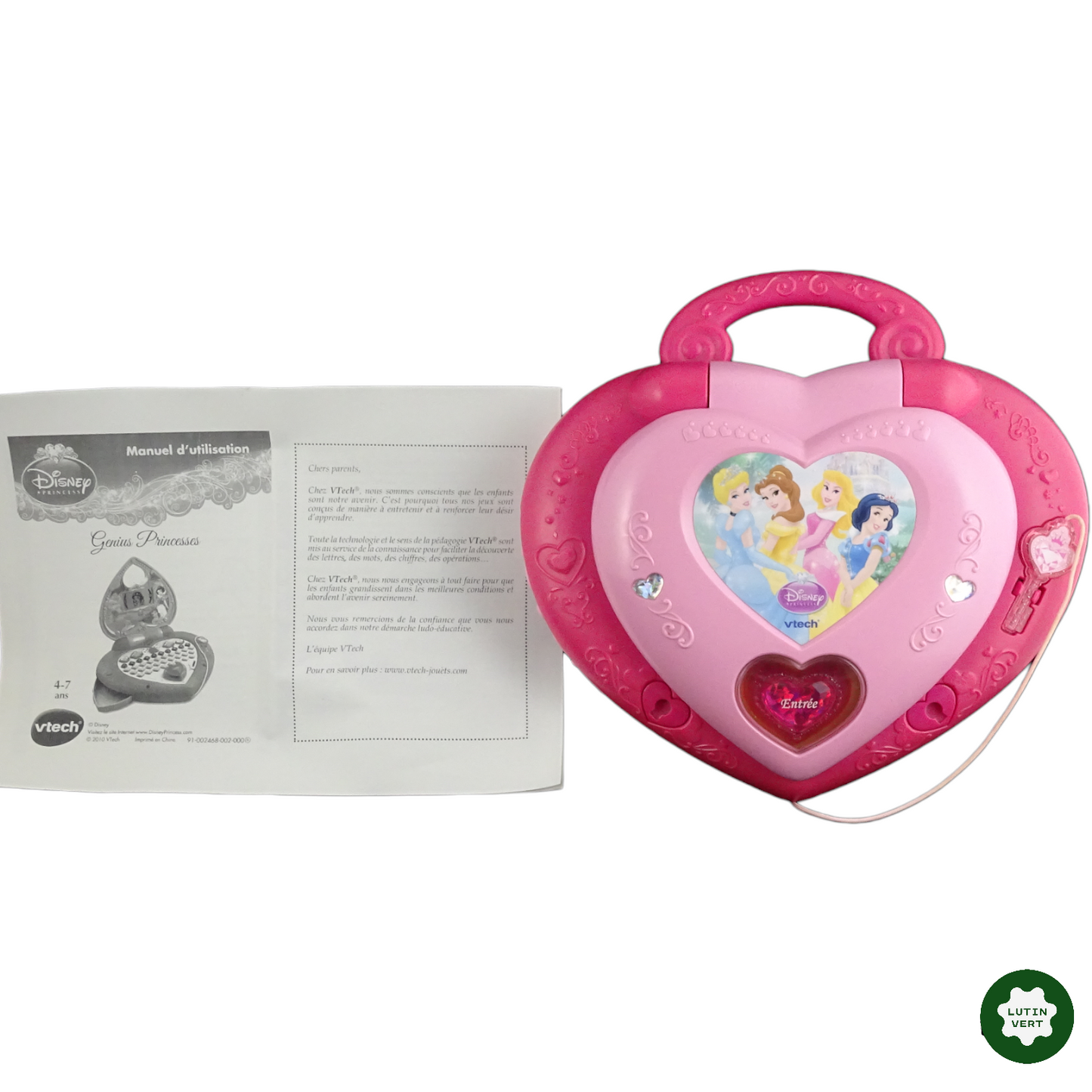 Ordinateur Genius PRINCESSES d'occasion VTECH - Dès 4 ans | Lutin Vert