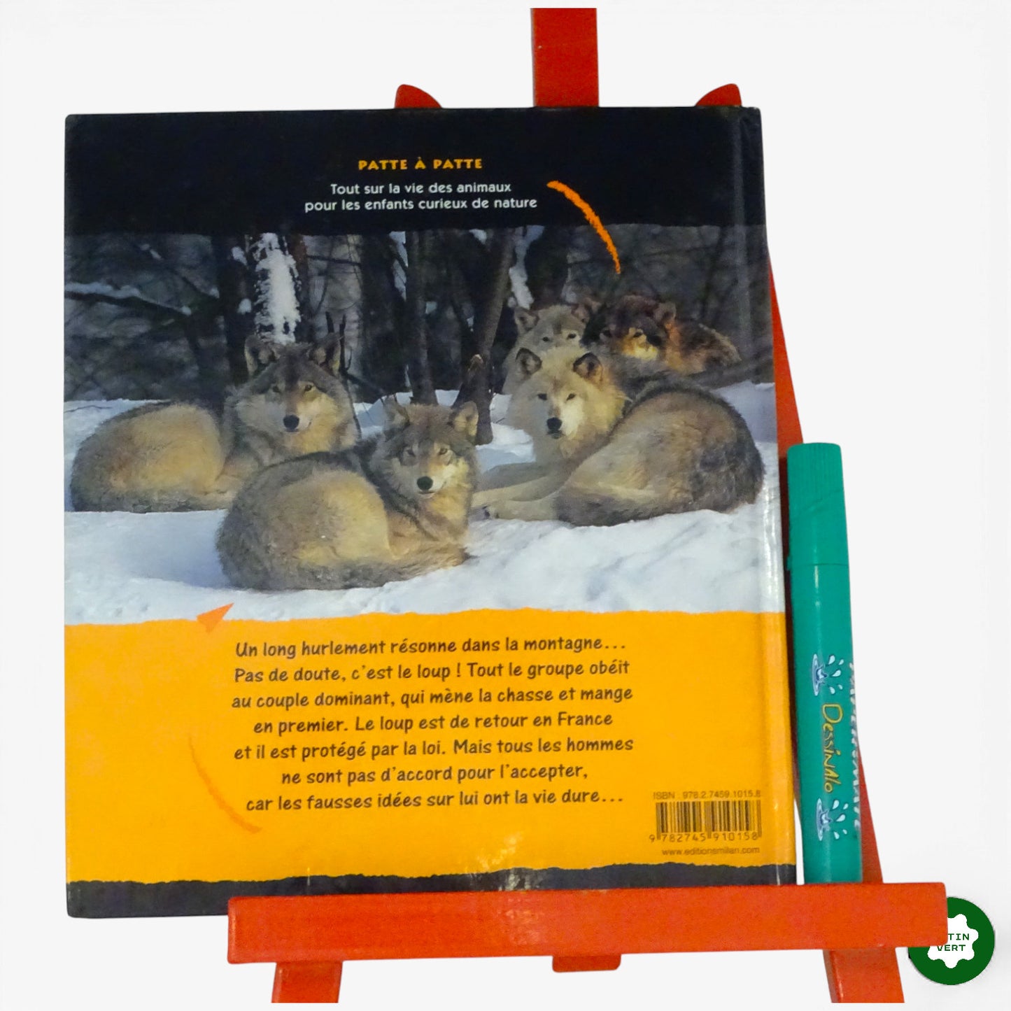 Livre documentaire « Le Loup » d'occasion MILAN JEUNESSE - Dès 6 ans | Ref 11099
