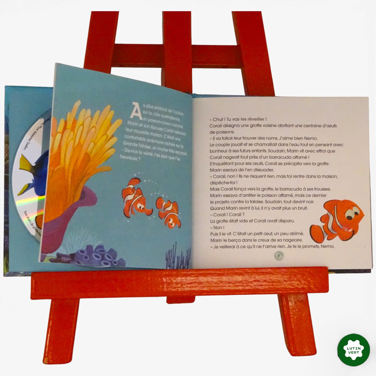 Livre CD le monde de Nemo d'occasion HACHETTE JEUNESSE - Dès 1 an | Ref 11092