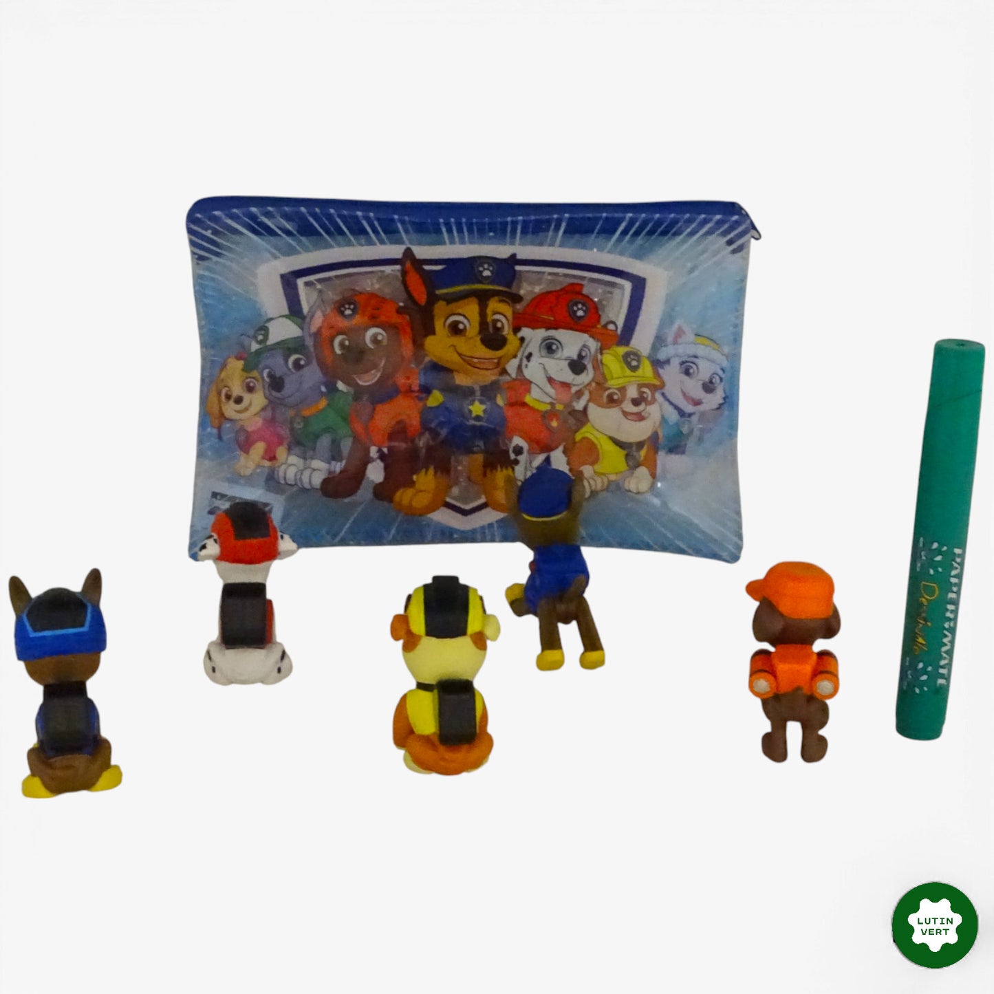 Lot de 5 chiens Pat Patrouille + sa trousse d'occasion SML - Dès 5 ans | Ref 11089