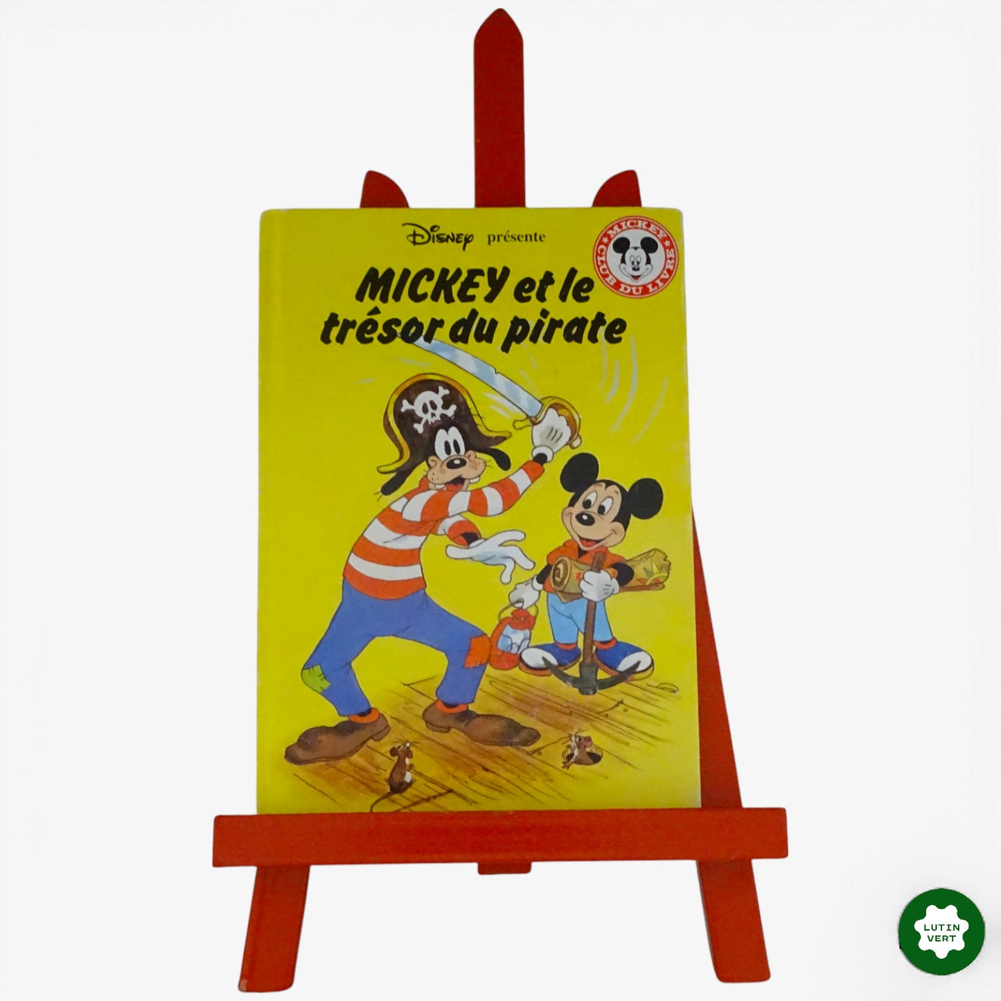 Livre « Mickey et le trésor du pirate »Vintage d'occasion DISNEY - Dès 3 ans | Ref 11158