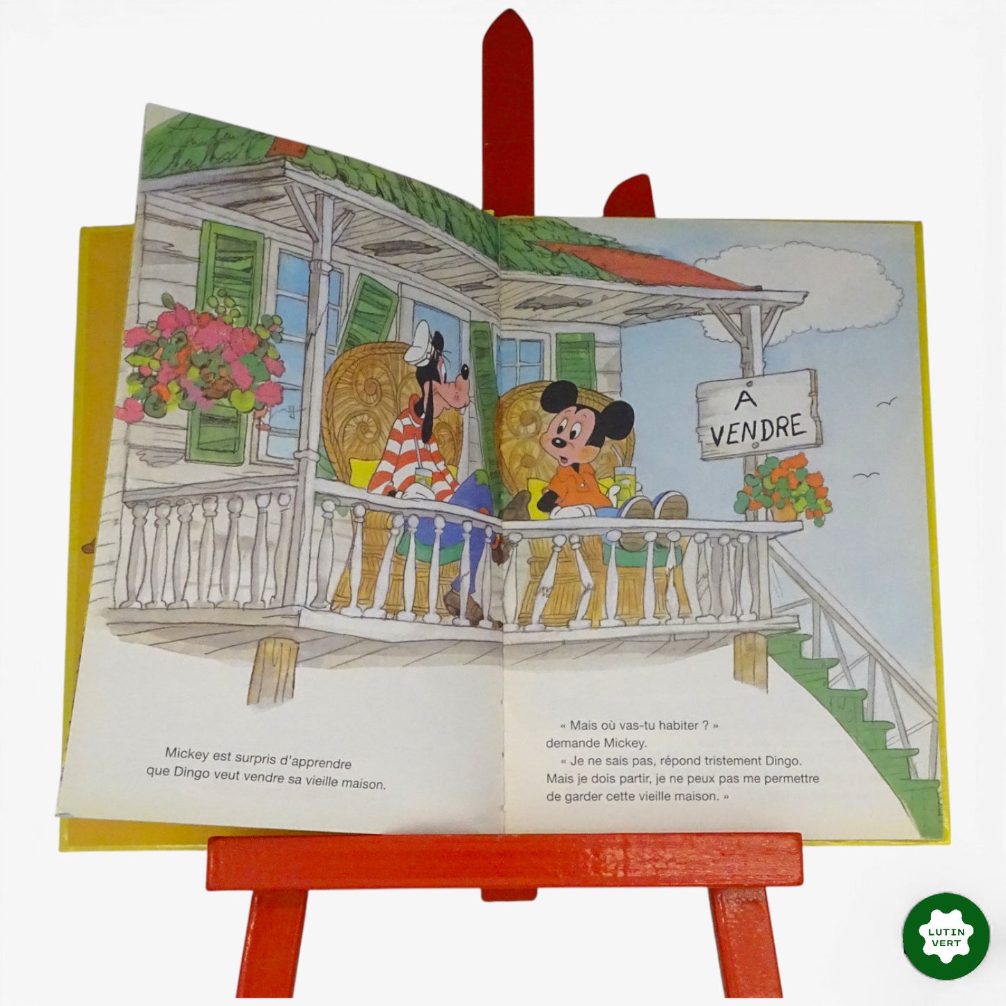 Livre « Mickey et le trésor du pirate »Vintage d'occasion DISNEY - Dès 3 ans | Ref 11158