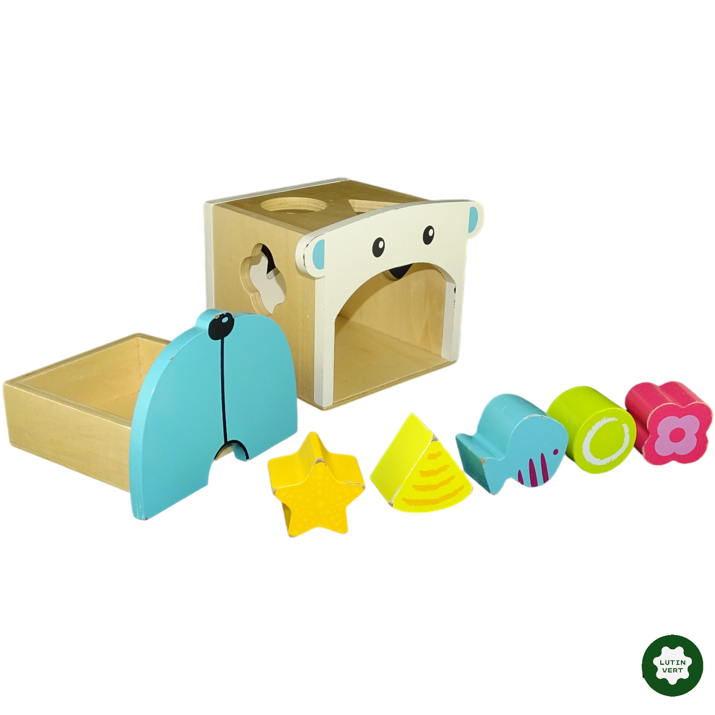 Boîte à formes ours d'occasion VERTBAUDET - Dès 3 ans | Lutin Vert