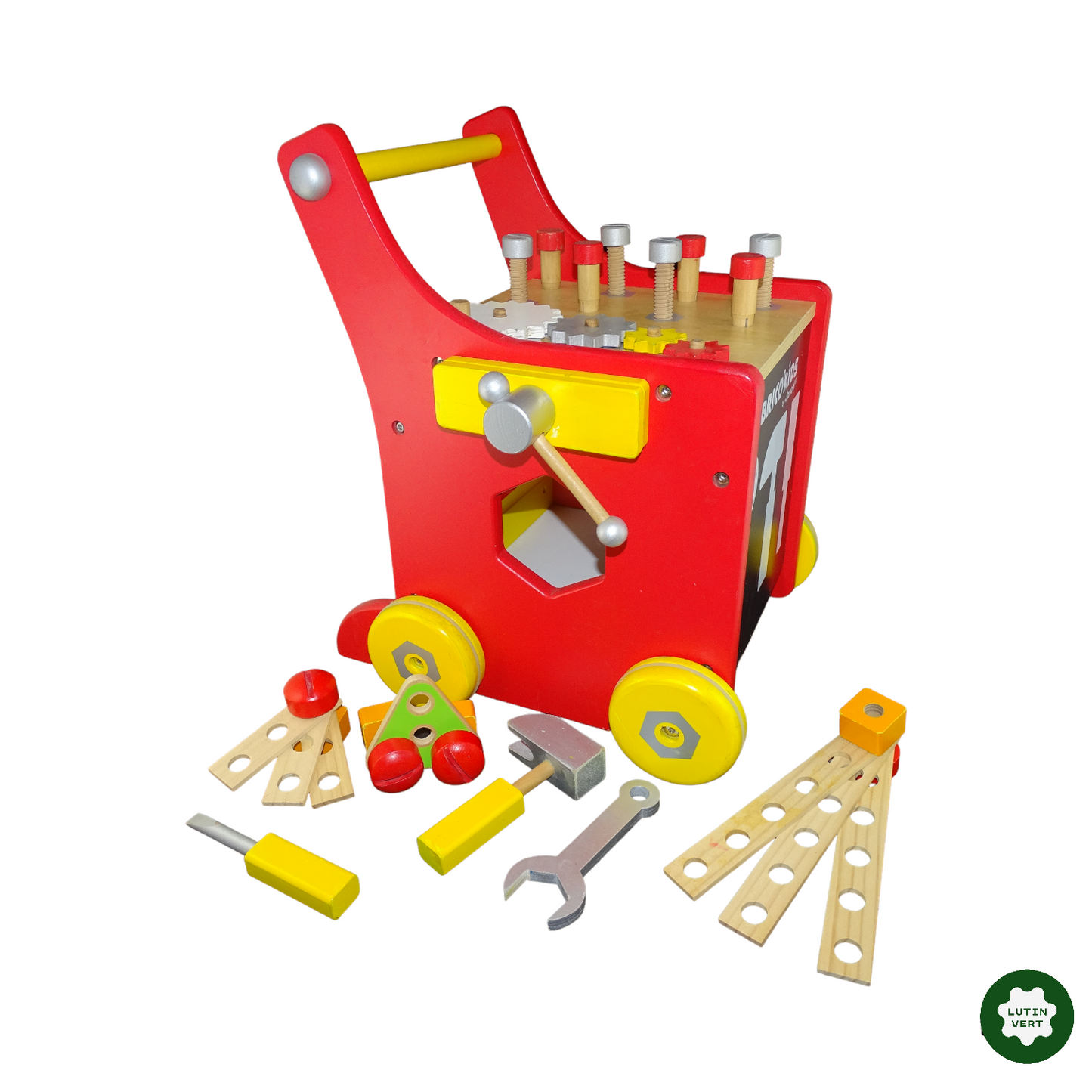 Chariot bricolage avec accessoires d'occasion JANOD - Dès 5 ans | Lutin Vert