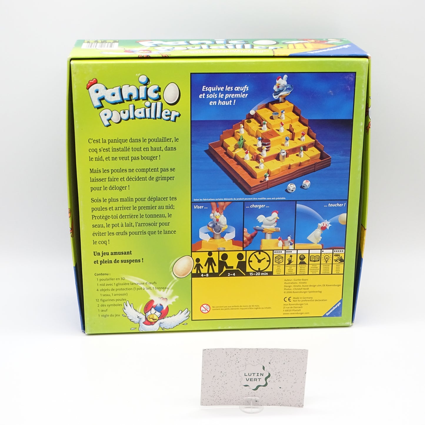 Panic Poulailler Ravensburger - Dès 4 ans | Ref 15063
