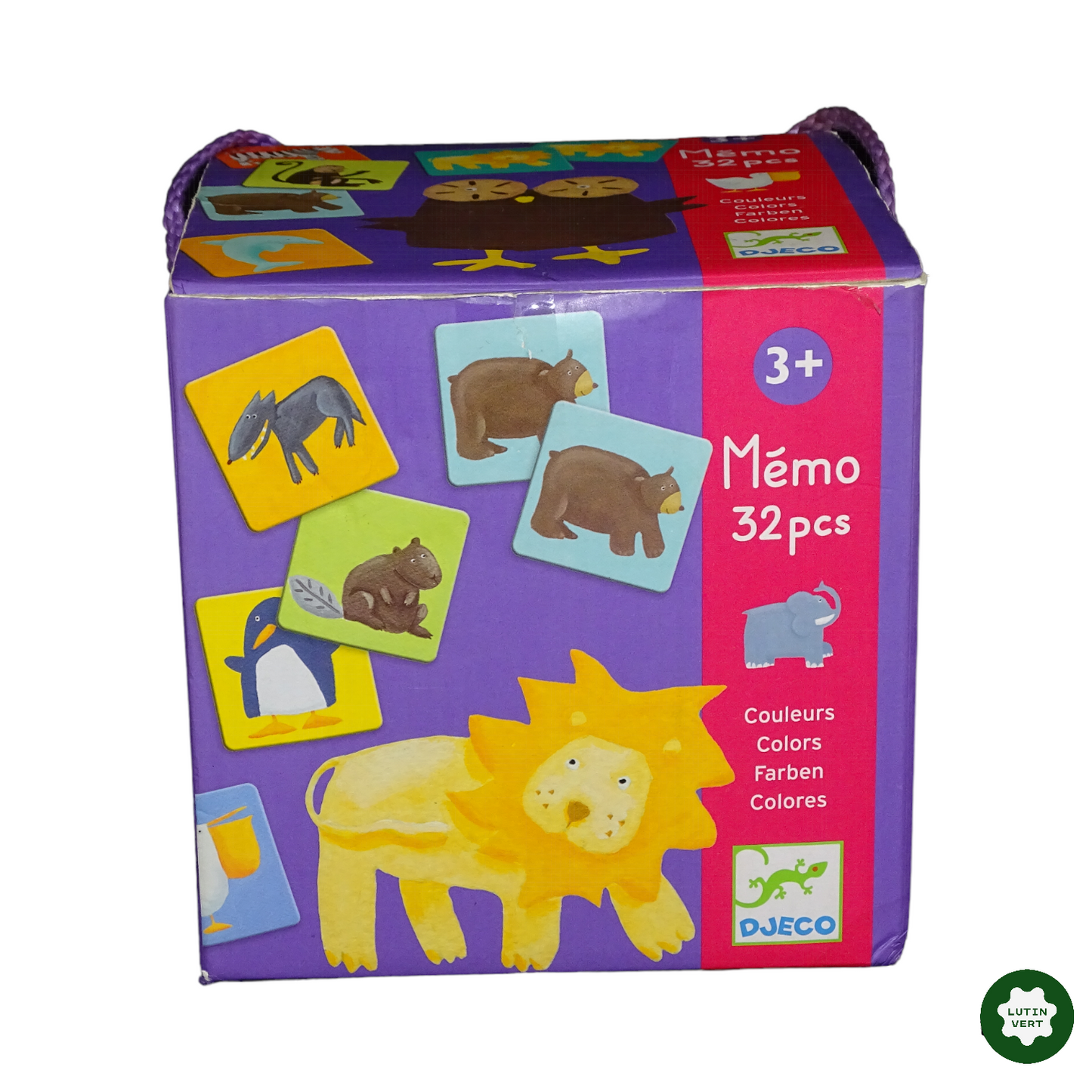Mémo animaux d'occasion DJECO - Dès 3 ans | Lutin Vert