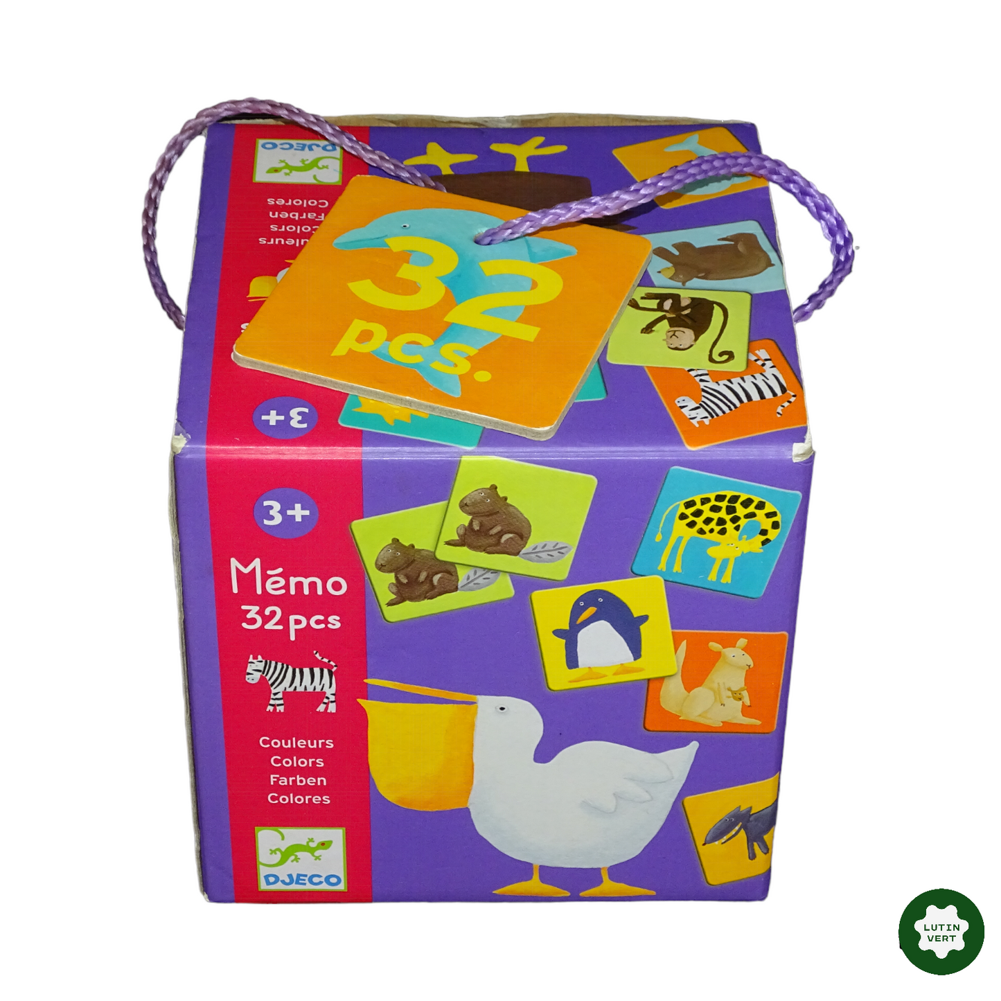 Mémo animaux d'occasion DJECO - Dès 3 ans | Lutin Vert