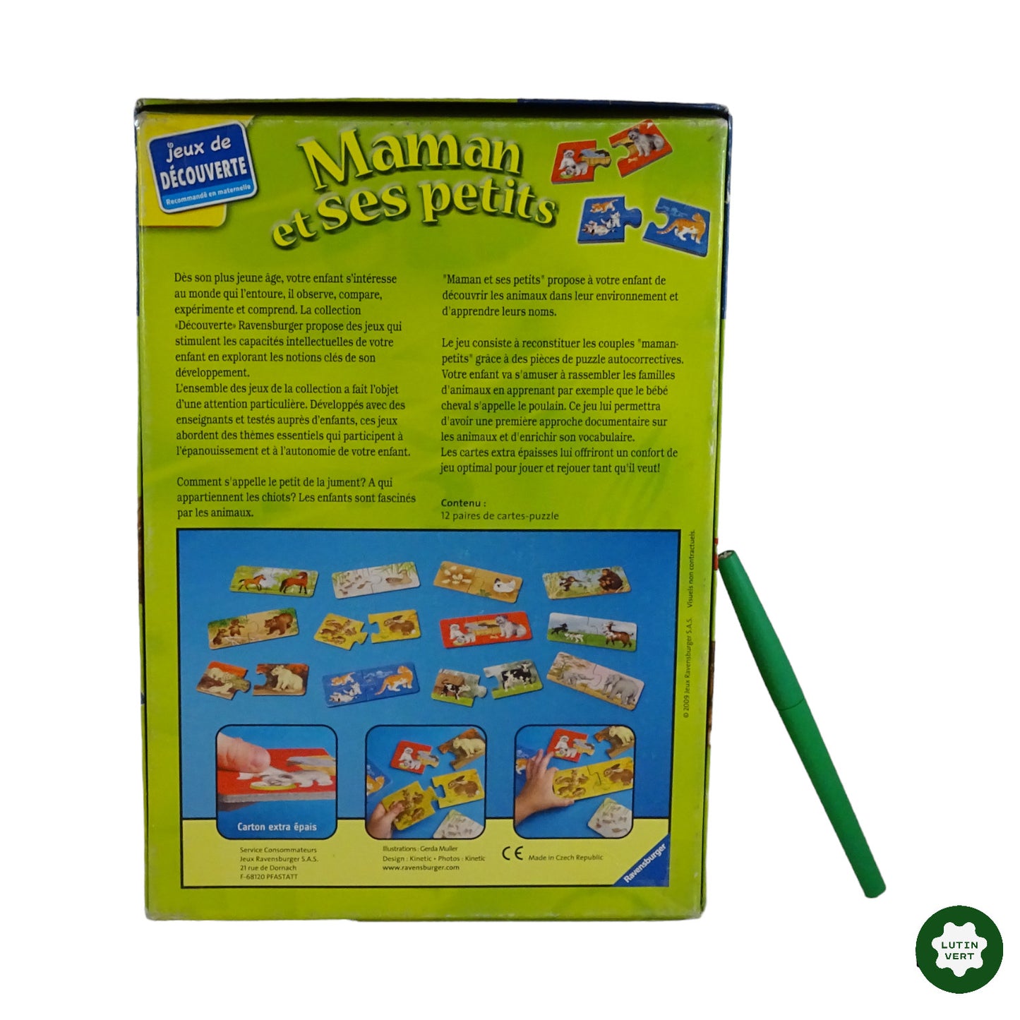Maman et ses petits d'occasion RAVENSBURGER - Dès 2 ans | Lutin Vert Ref 9870