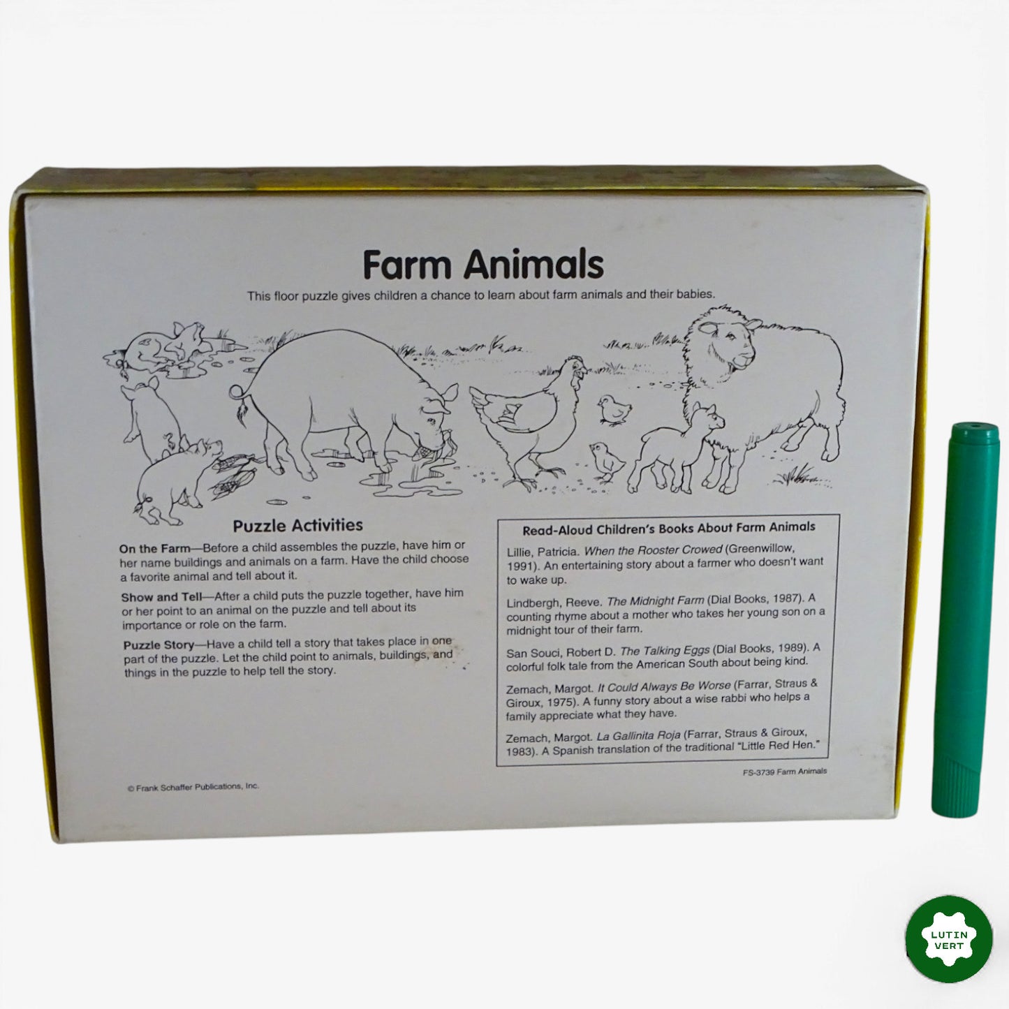 Puzzle de sol géant « Farm Animals » d'occasion FRANK SCHAFFER - Dès 3 ans | Ref 11209