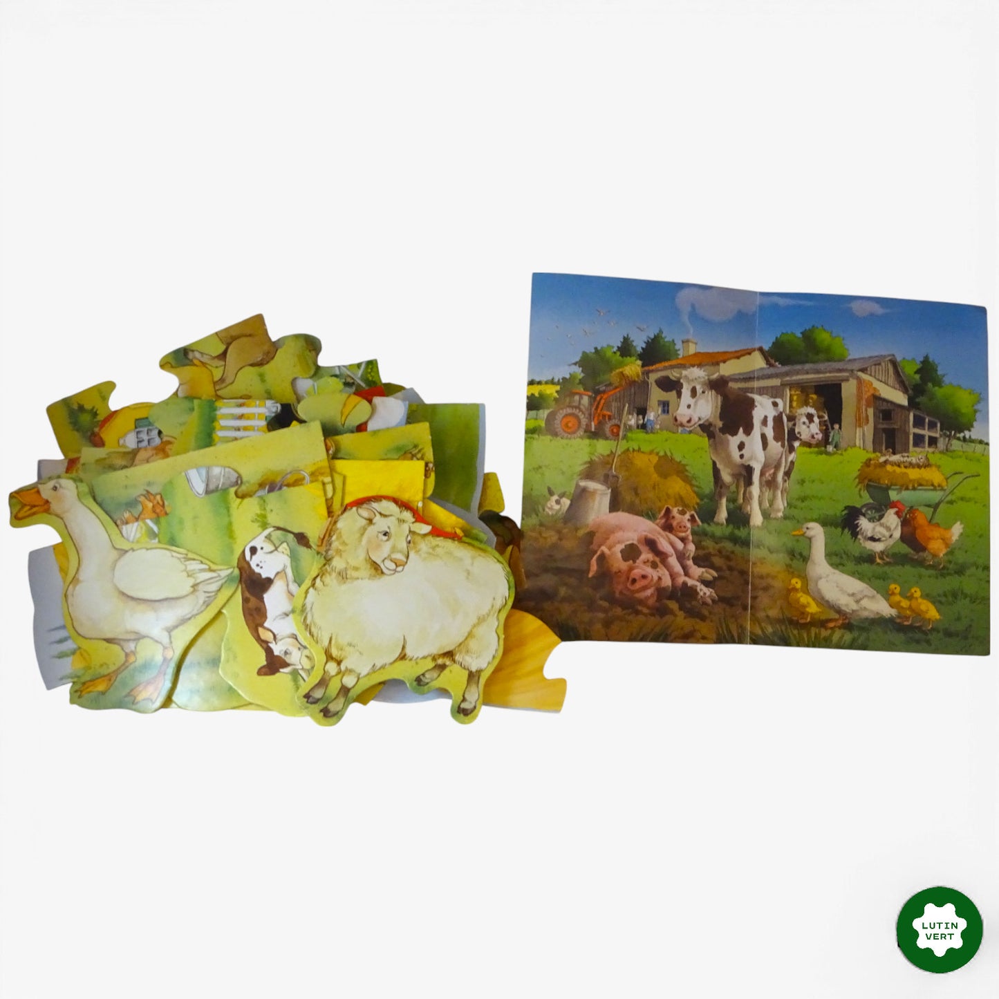 Puzzle de sol géant « Farm Animals » d'occasion FRANK SCHAFFER - Dès 3 ans | Ref 11209