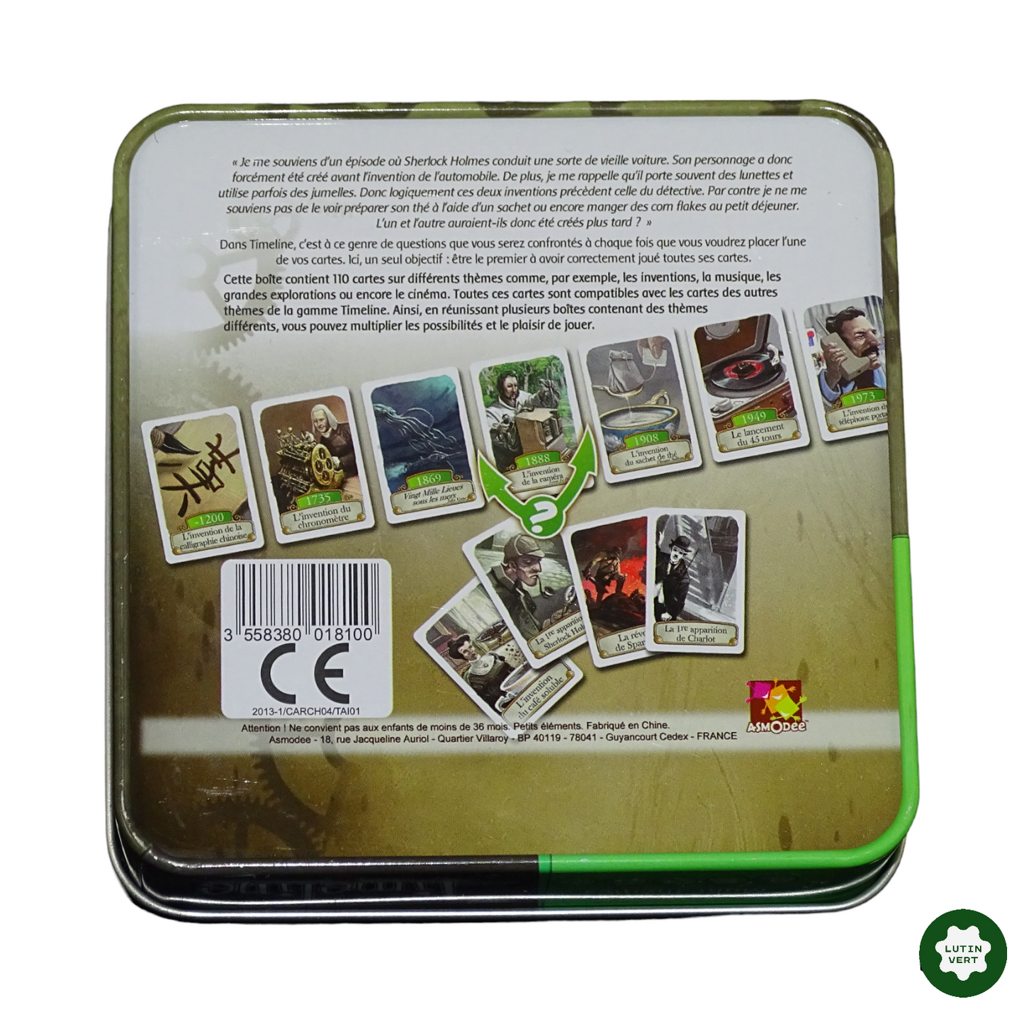 Timeline : Multi-thèmes d'occasion ASMODEE - Dès 8 ans | Lutin Vert