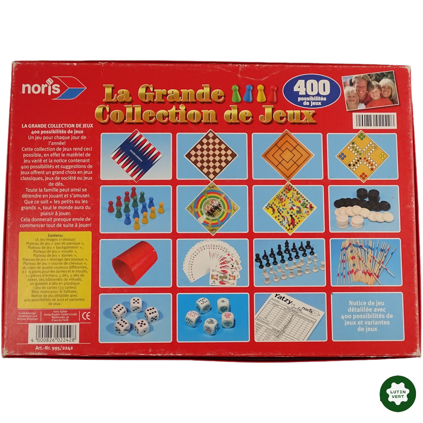 La grande collection de jeux d'occasion NORIS - Dès 6 ans | Lutin Vert