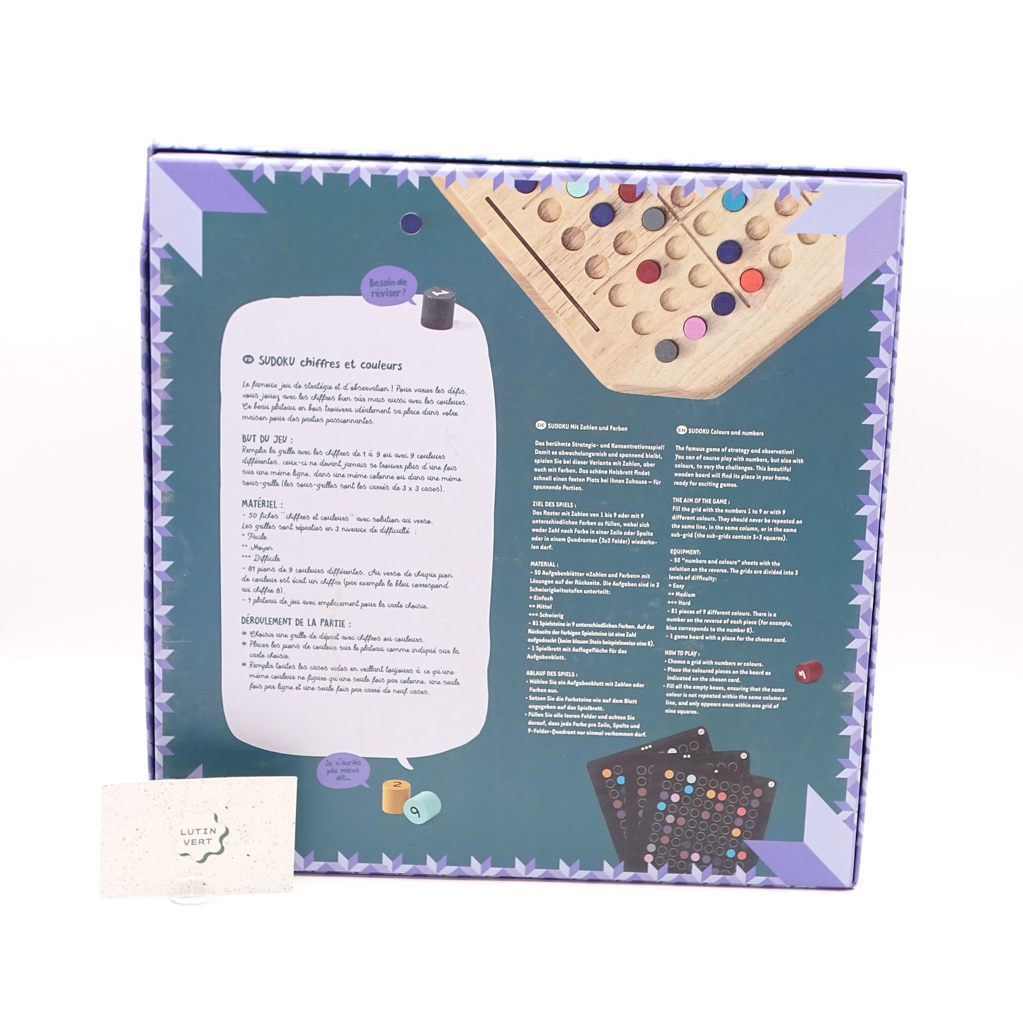 Sudoku chiffres et couleurs NATURE DÉCOUVERTES - Dès 6 ans | Ref 15141