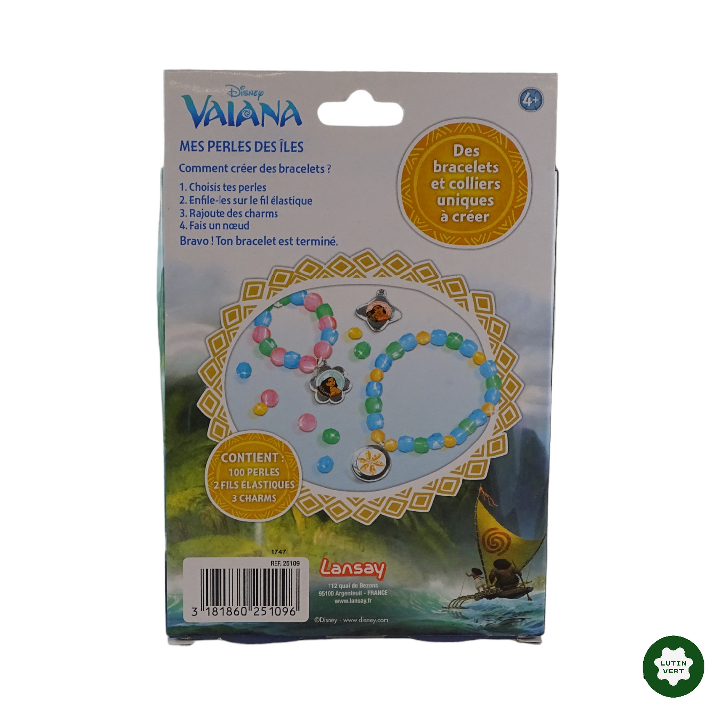 VAIANA Mes perles des îles d'occasion LANSAY - Dès 4 ans | Lutin Vert
