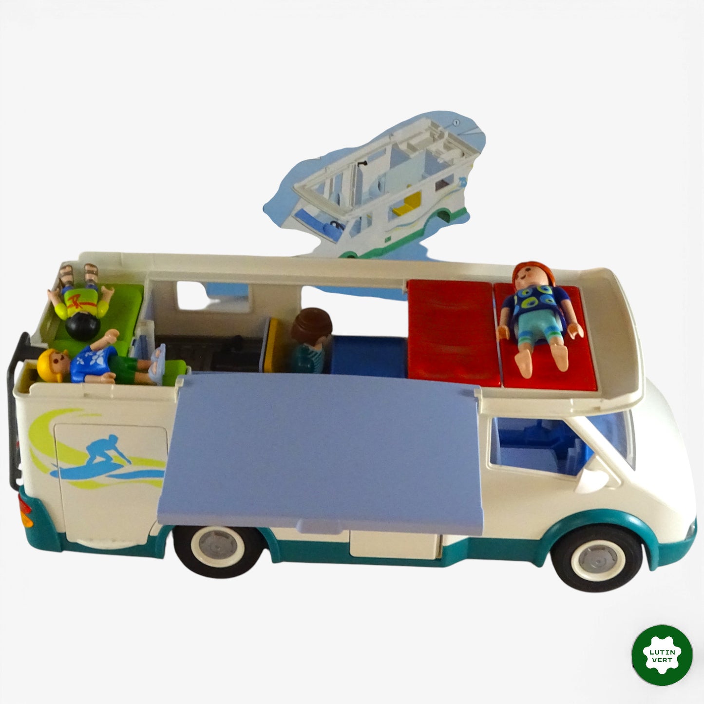 Famille avec camping car 6671 d'occasion PLAYMOBIL - Dès 6 ans | Ref 11323