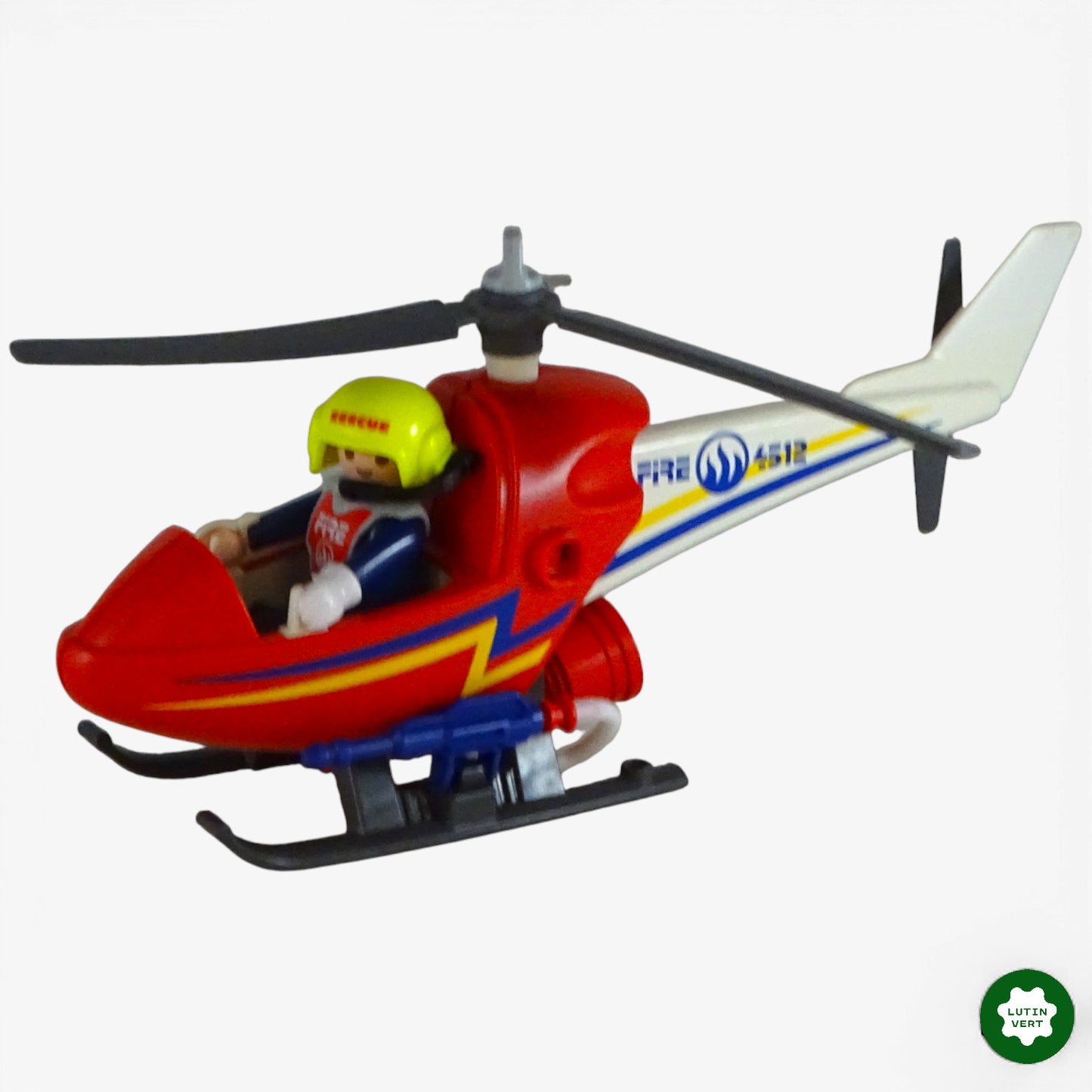 Hélicoptère de pompier 4824 d'occasion Playmobil - Dès 4 ans | Ref 11327
