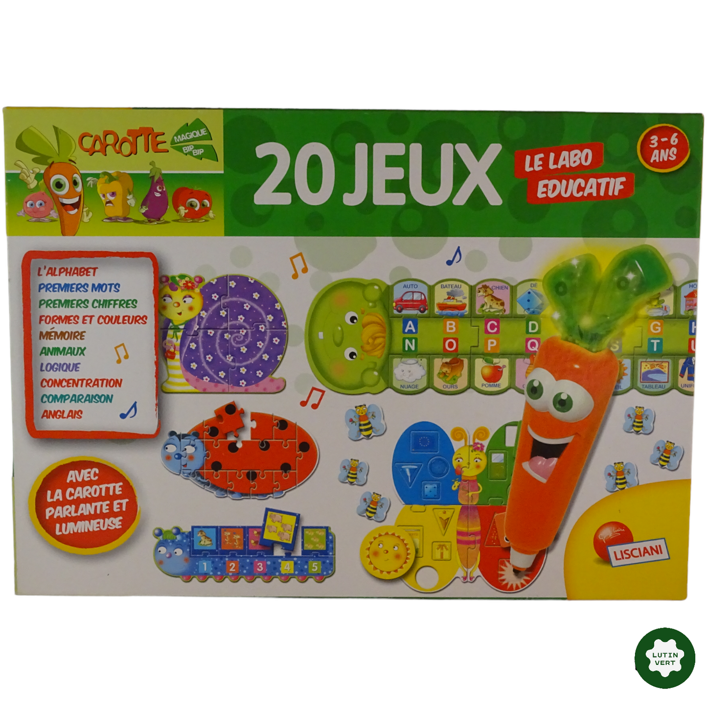 20 Jeux le labo éducatif d'occasion LISCIANI - Dès 3 ans | Lutin Vert