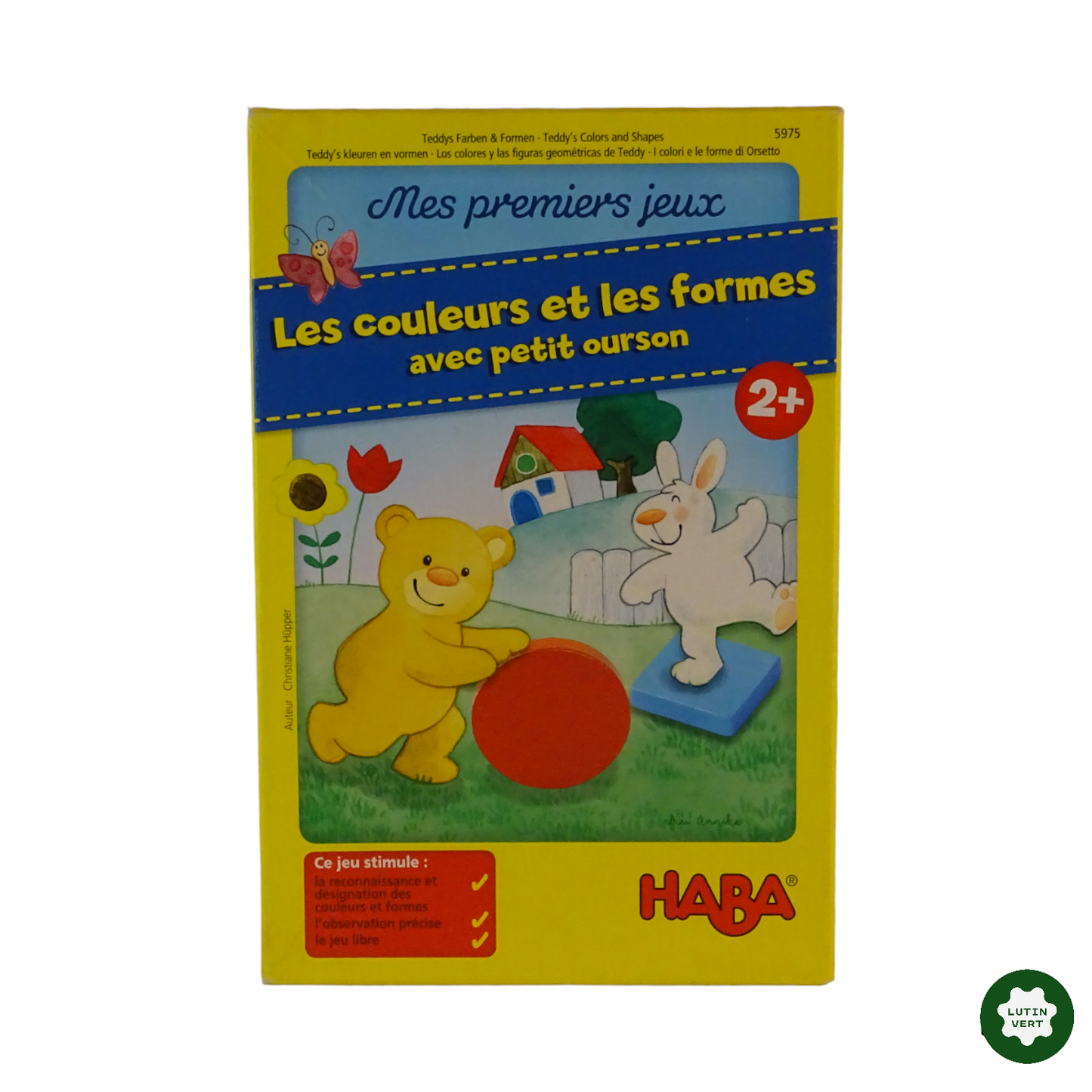 Les couleurs et les formes avec petit ourson. d'occasion HABA - Dès 2 ans | Lutin Vert