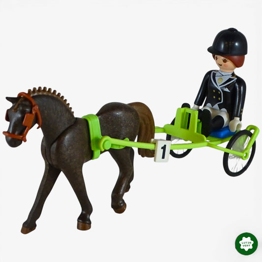 4192 Sulky Cheval de course d'occasion Playmobil - Dès 4 ans | Ref 11374