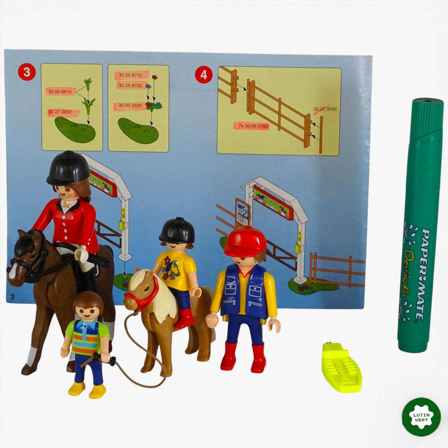 4185 Cavaliers & carrière d'occasion Playmobil - Dès 4 ans | Ref 11377