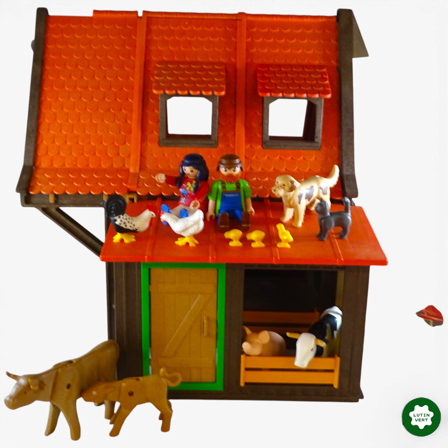 3716 Ferme avec animaux d'occasion Playmobil - Dès 4 ans | Ref 11384