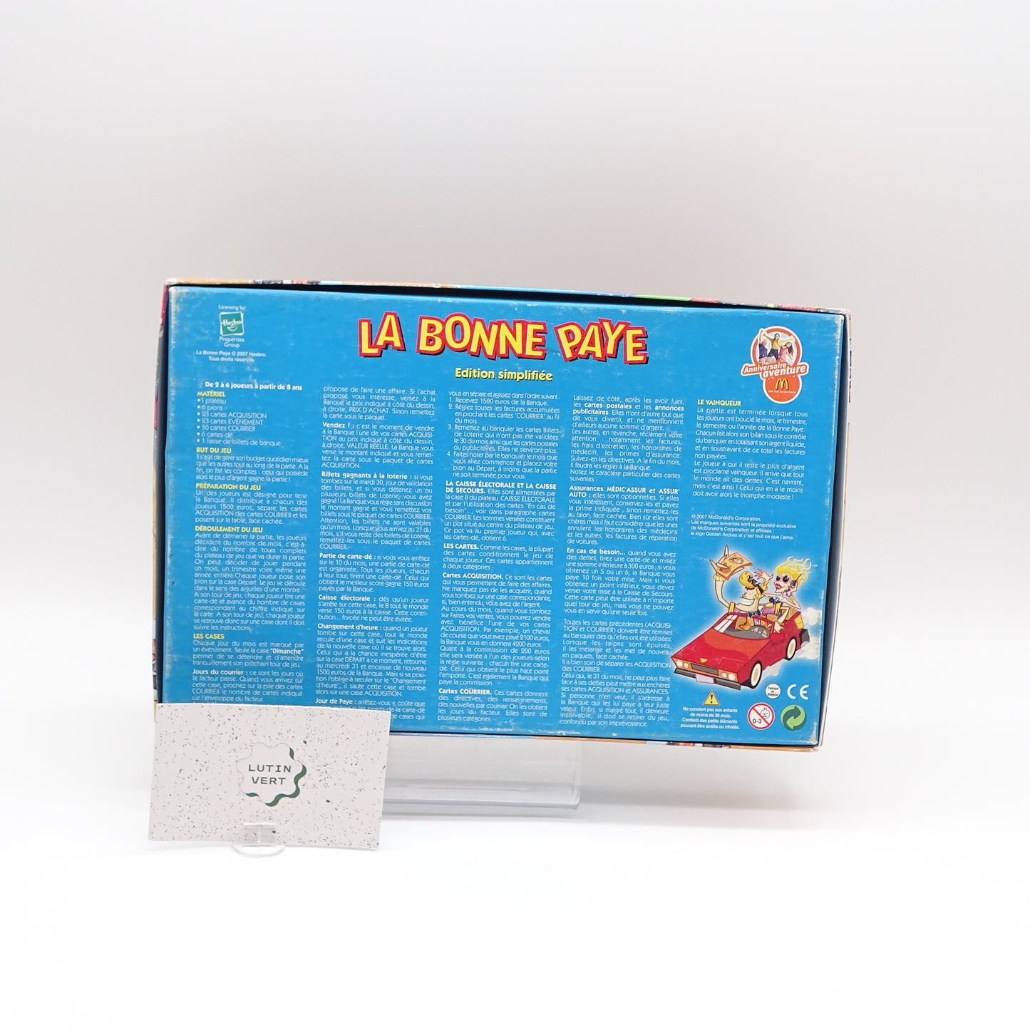 La bonne paye Edition simplifiée HASBRO - Dès 8 ans | Ref 15204