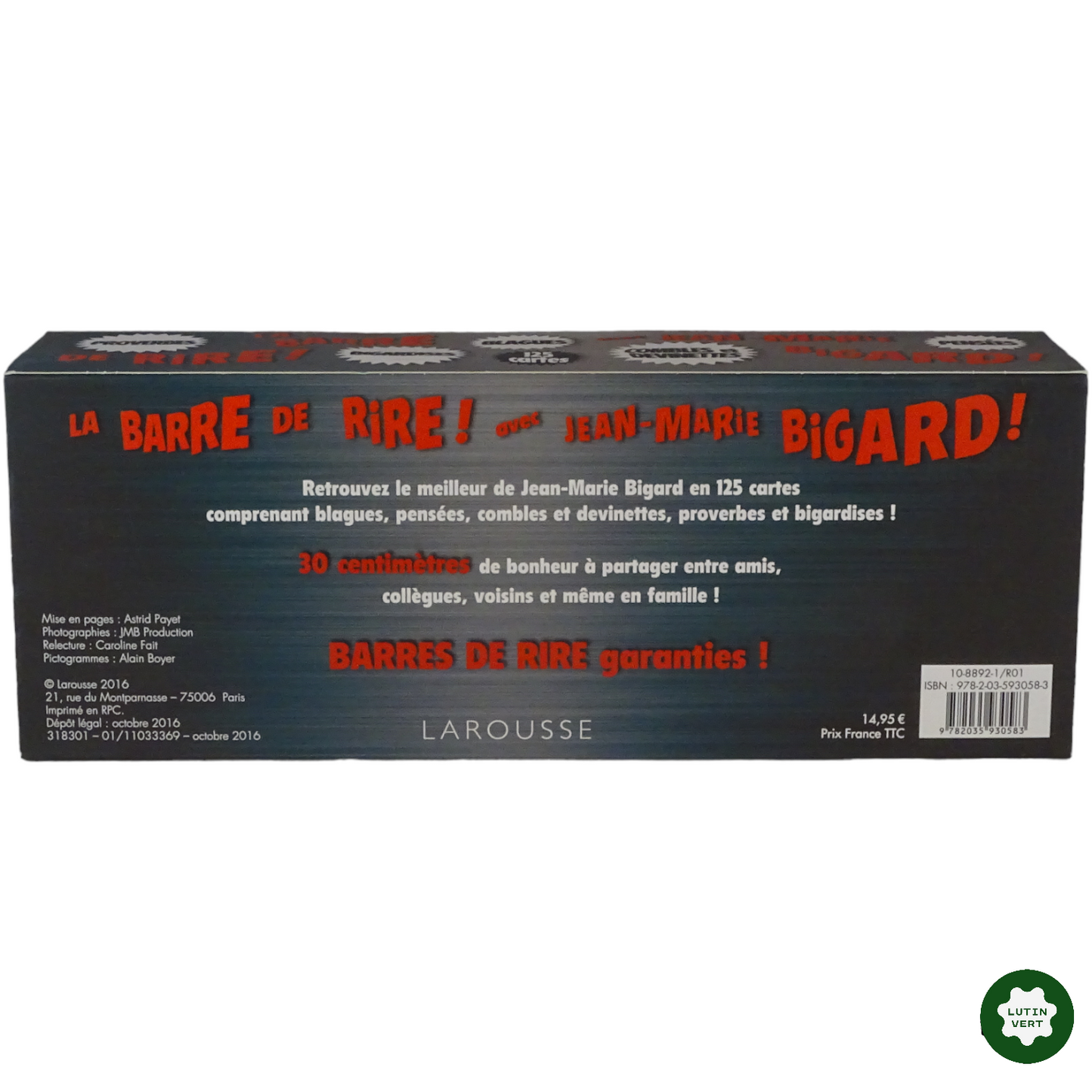 Barre de rire Bigard ! d'occasion LAROUSSE - Dès 15 ans | Lutin Vert
